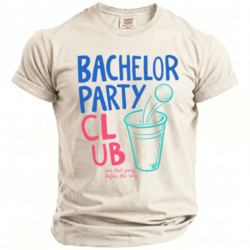 Bachelor Party Club T-Shirt - Midnight Gents