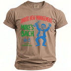T-shirt with "Under New Management Mike's Bach LA, CA Summer 2026" graphic.