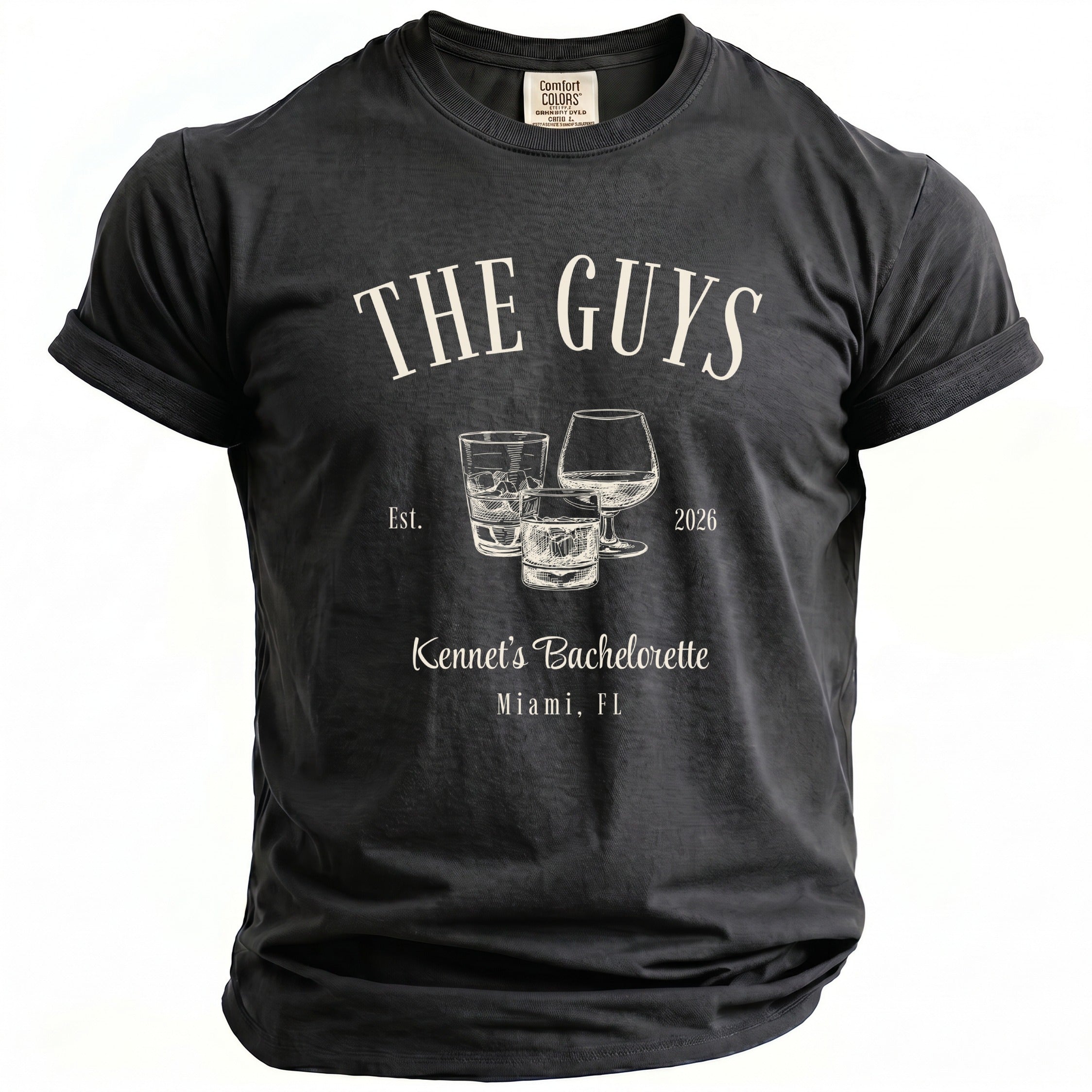 Groom & Guys Party T-Shirt - Midnight Gents