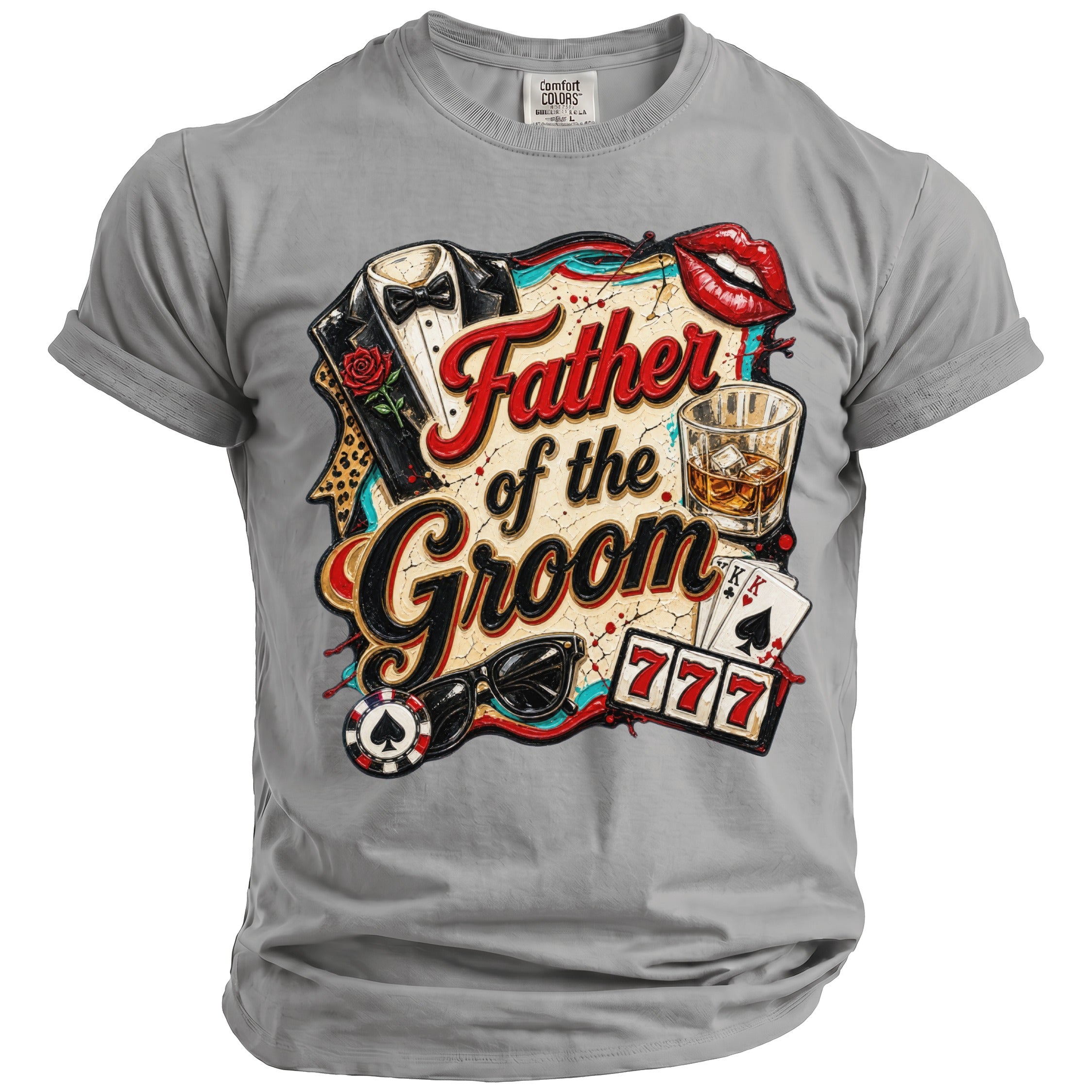 Father Groom Party T-Shirt - Midnight Gents