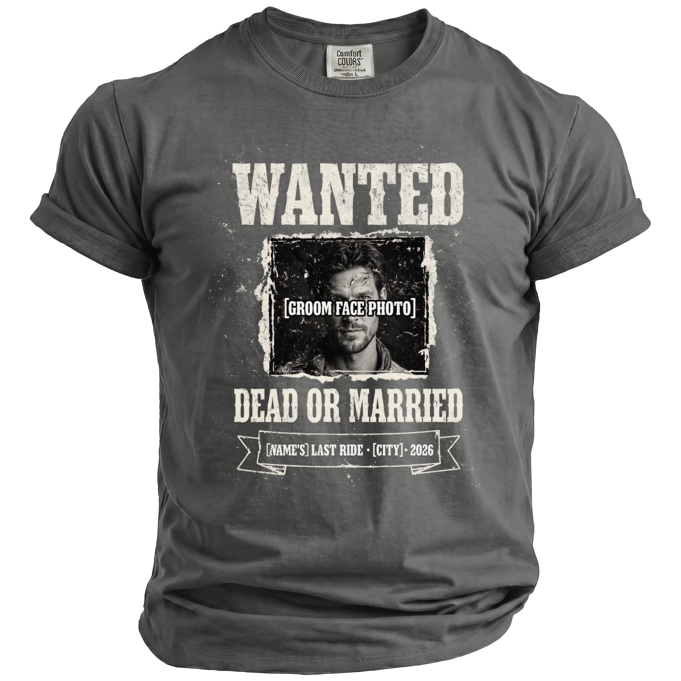 Wanted Dead Married T-Shirt - Midnight Gents