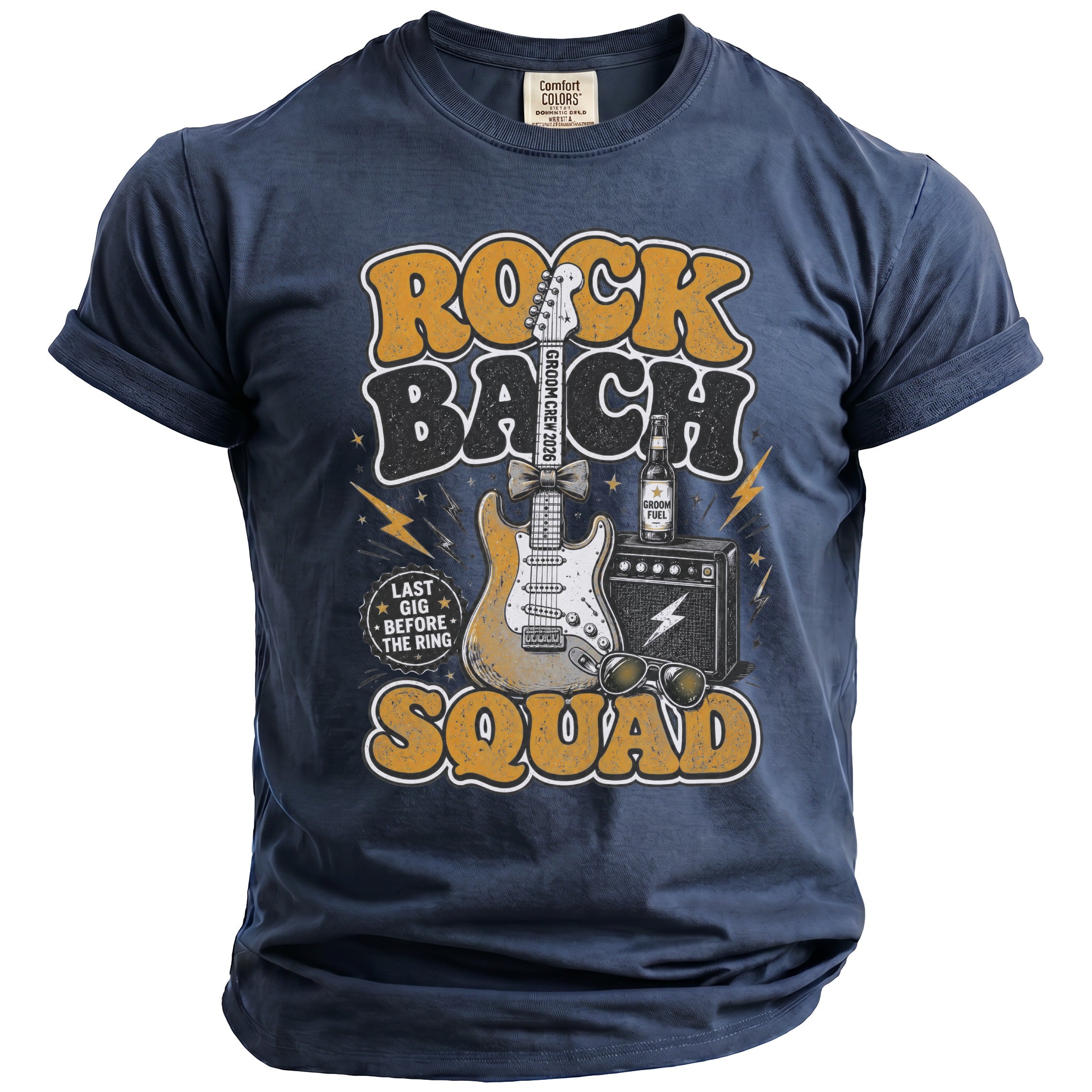Rock Bach Squad T-Shirt - Midnight Gents