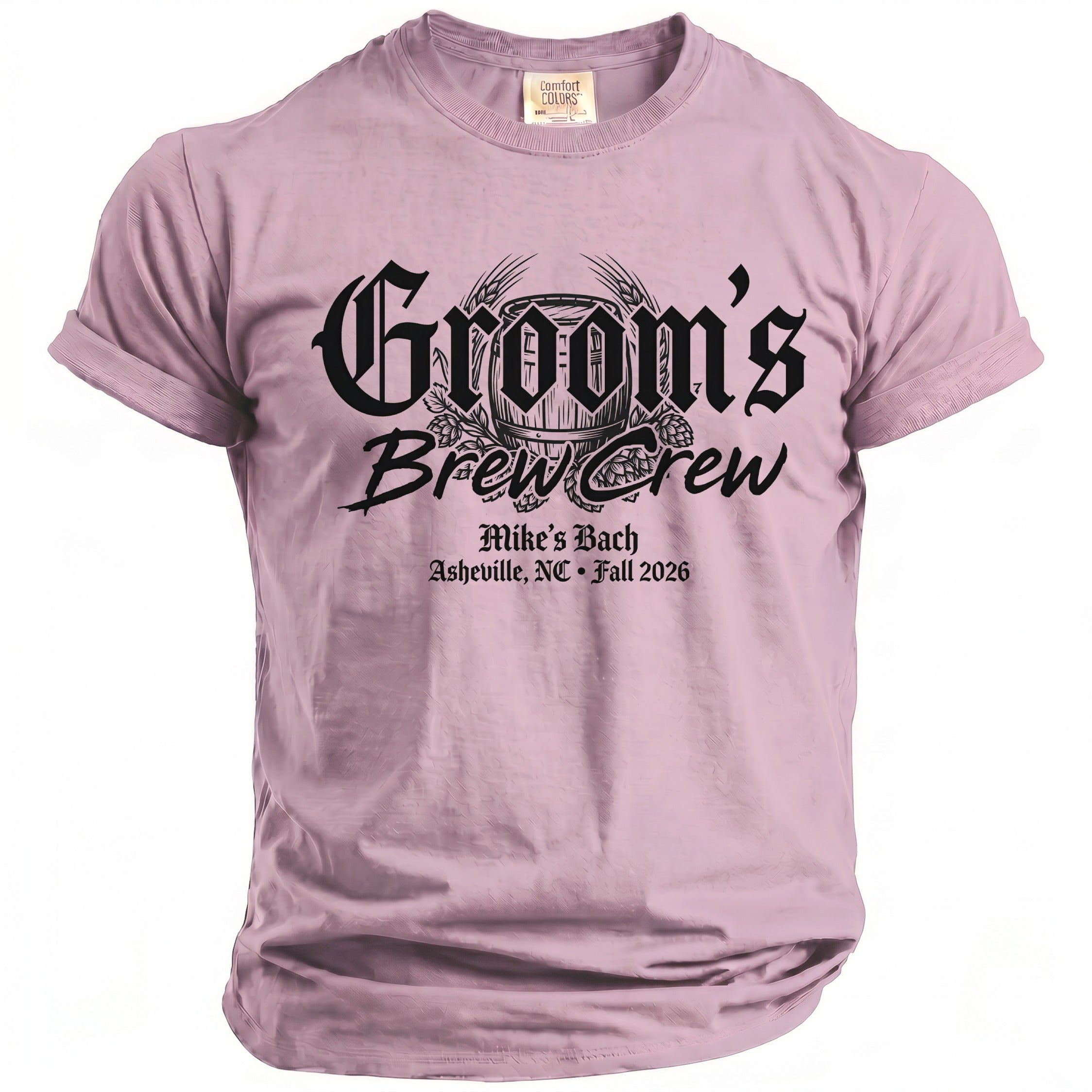 Groom's Brew Crew T-Shirt - Midnight Gents