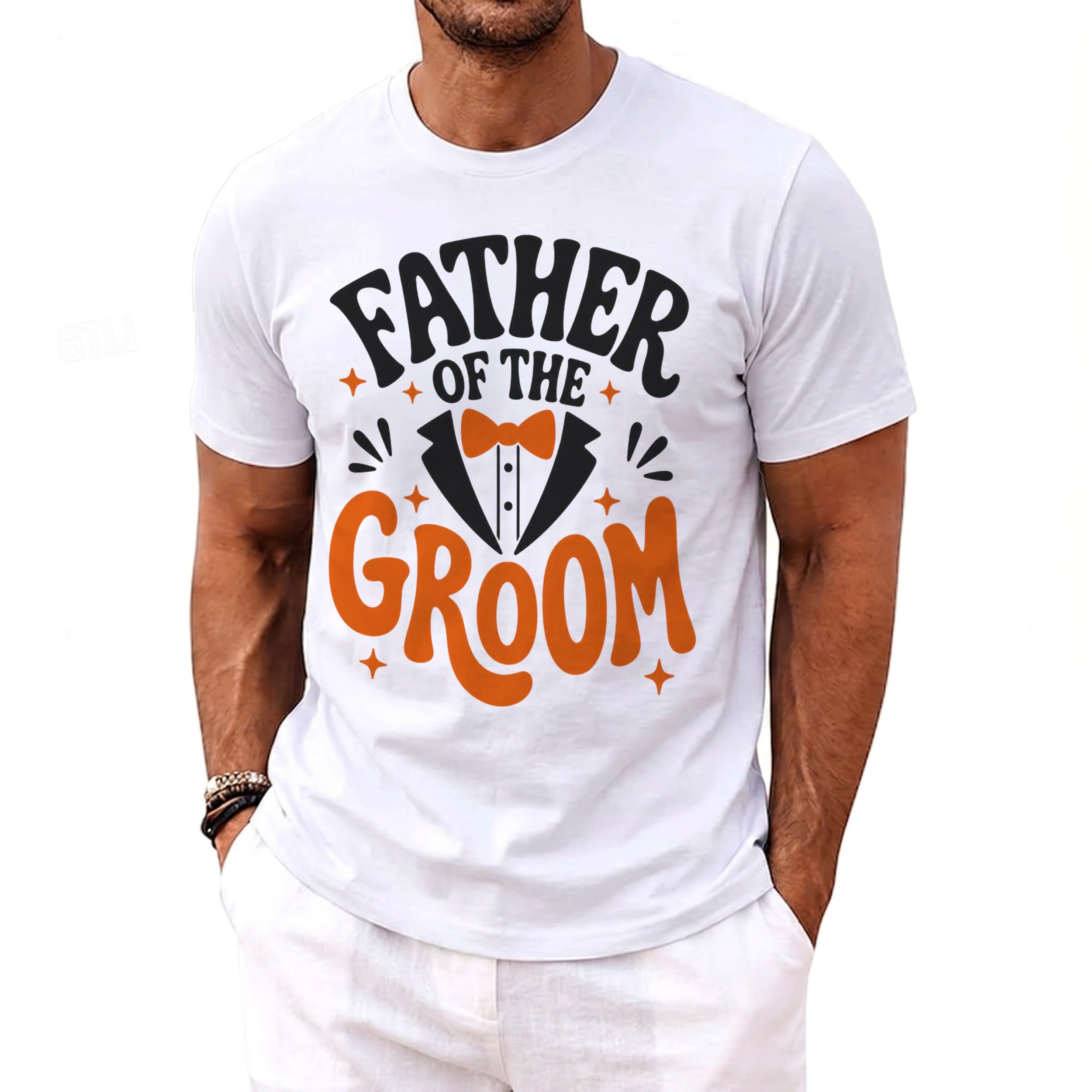 Celebration Groom's Dad T-Shirt - Midnight Gents