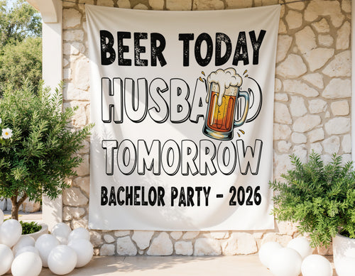 Beer Today Husband Tapestry - Midnight Gents