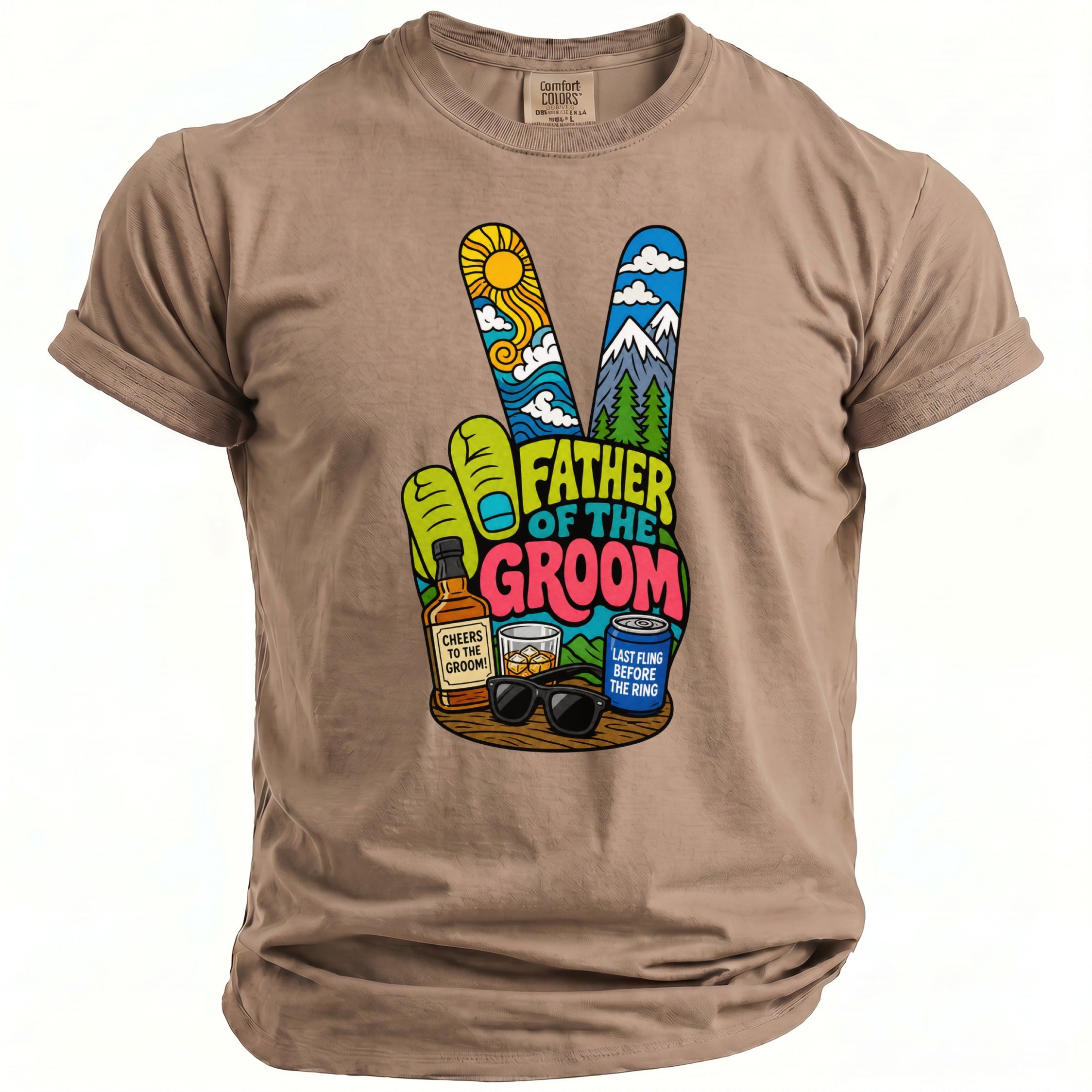 Father Groom Party T-Shirt - Midnight Gents