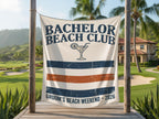 Bachelor Beach Club banner for Groom's Beach Weekend 2026.