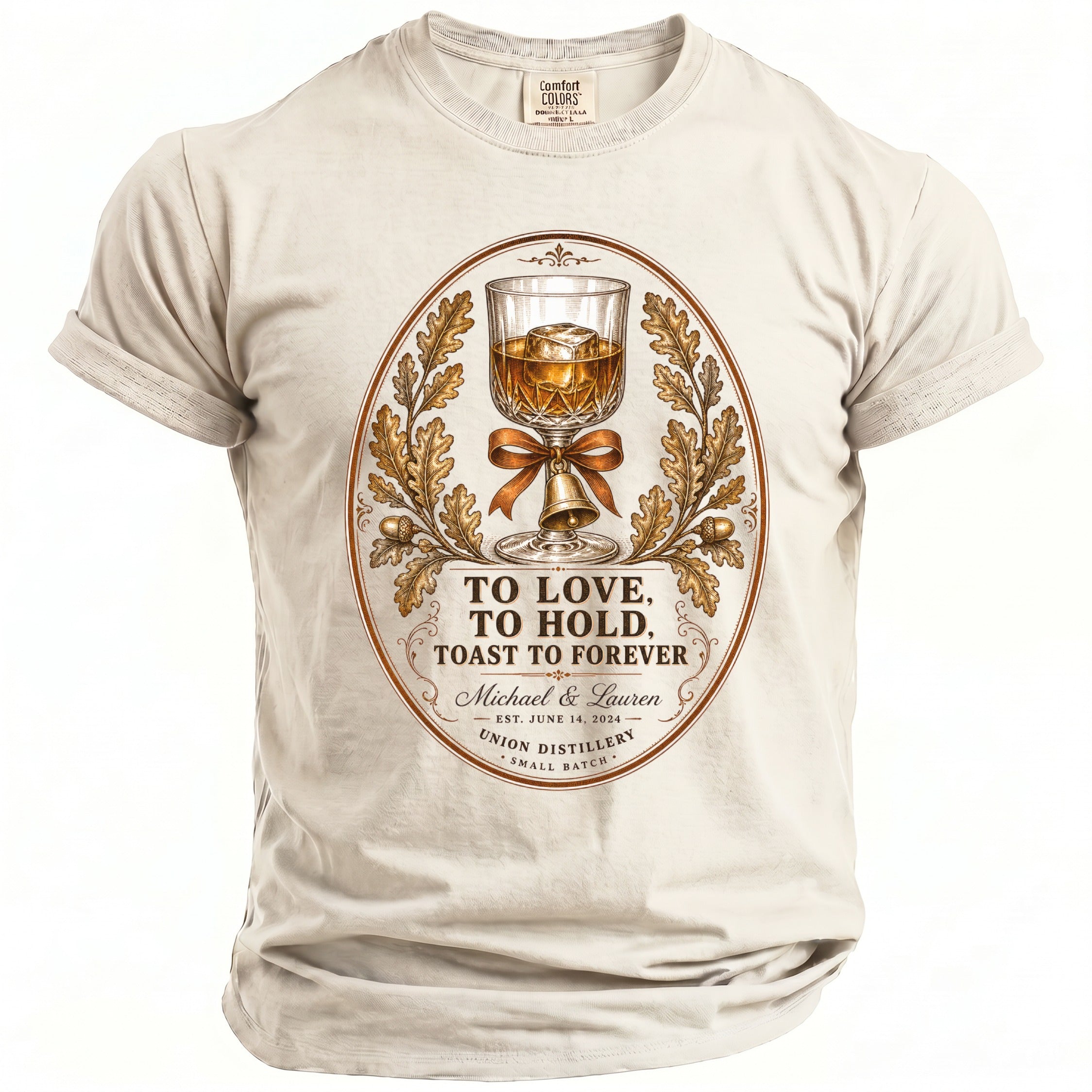 Forever Toast Whiskey T-Shirt - Midnight Gents