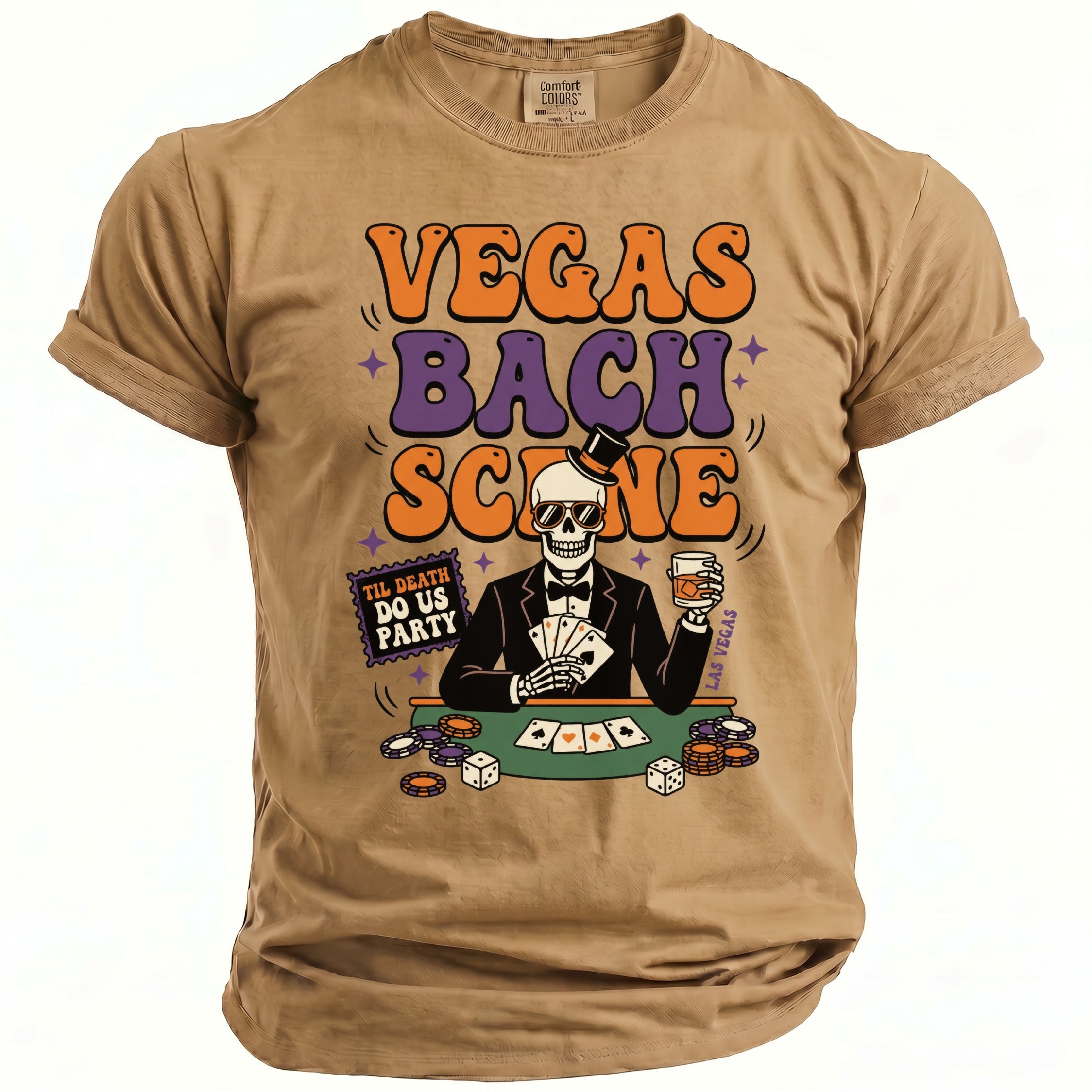 Vegas Bachelor Scene T-Shirt - Midnight Gents