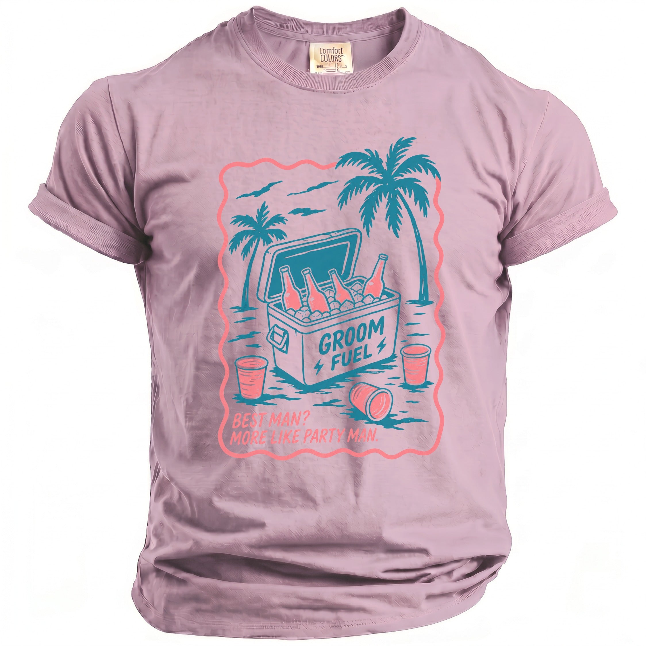 Groom Fuel Party T-Shirt - Midnight Gents