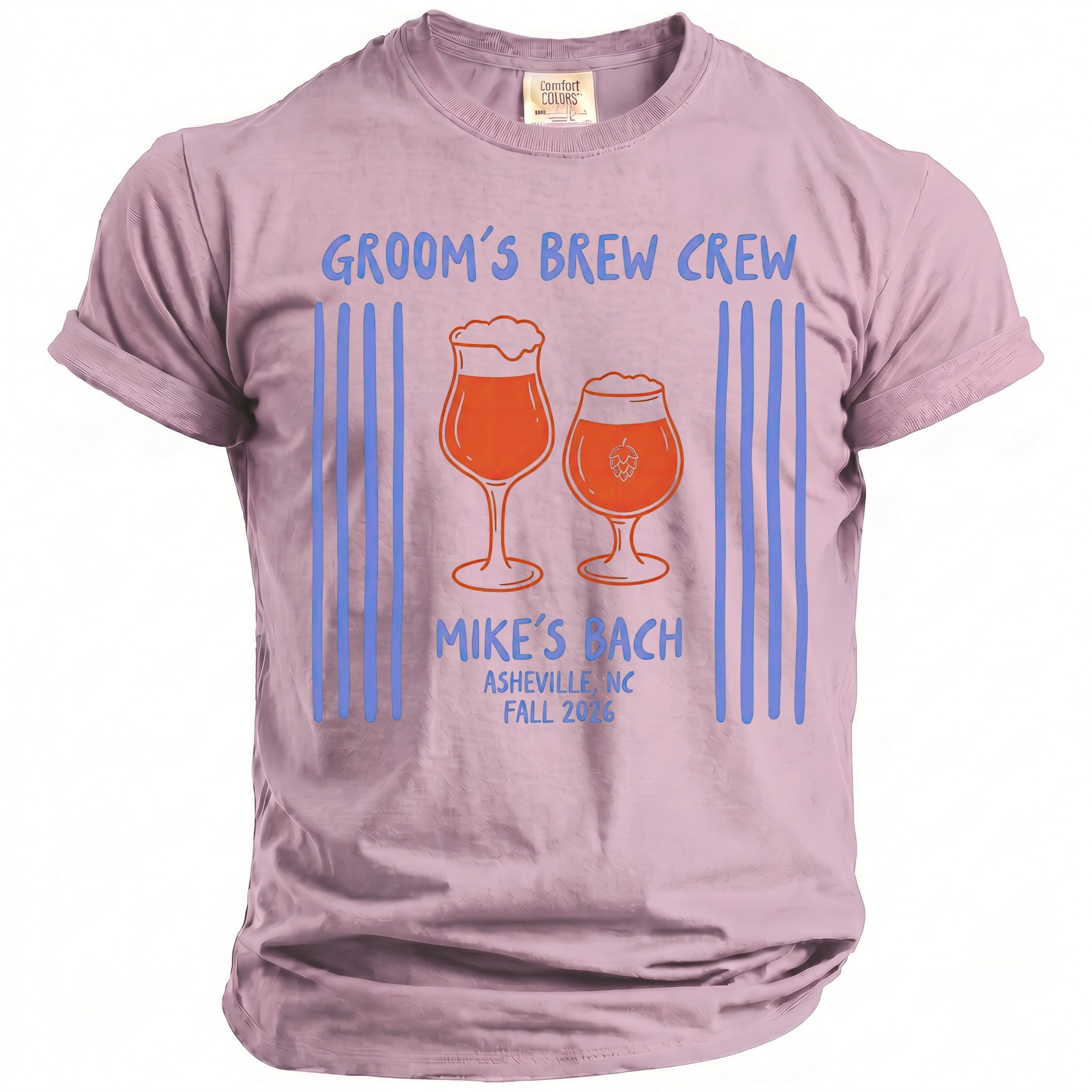 Groom's Brew Crew T-Shirt - Midnight Gents
