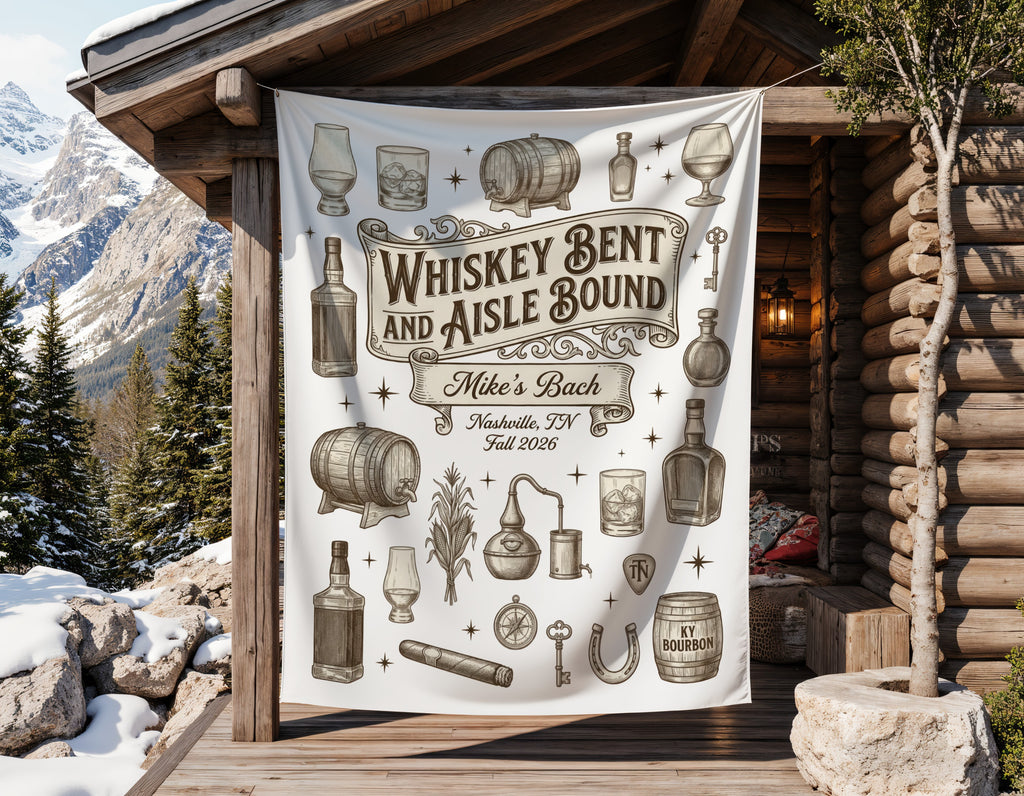 Whiskey Bent Aisle Bound Tapestries - Midnight Gents