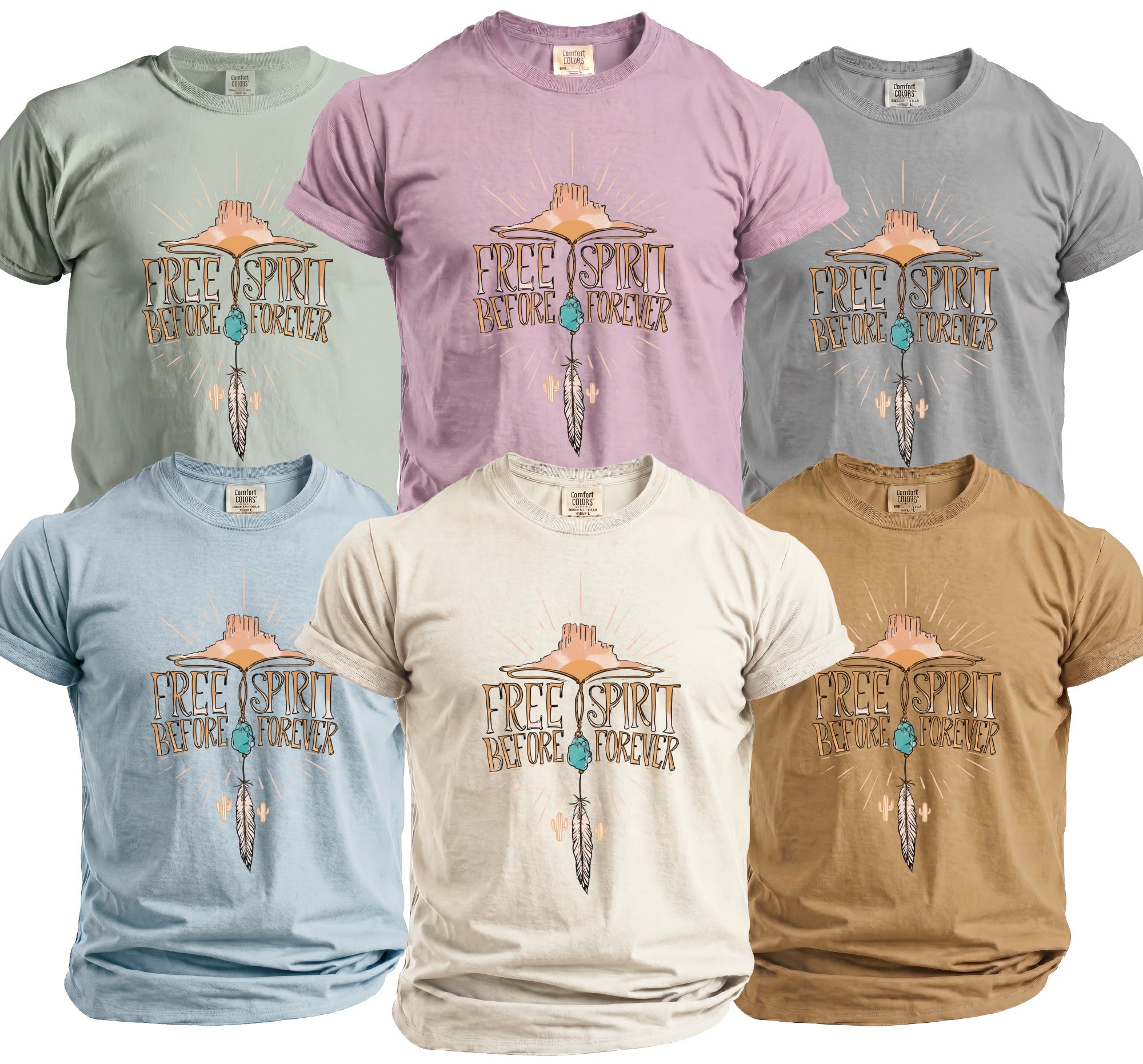 Free Spirit Forever T-Shirt - Midnight Gents
