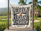 "Beer Today Husband Tomorrow" banner with a beer mug illustration and "Bachelor Party 2026".
