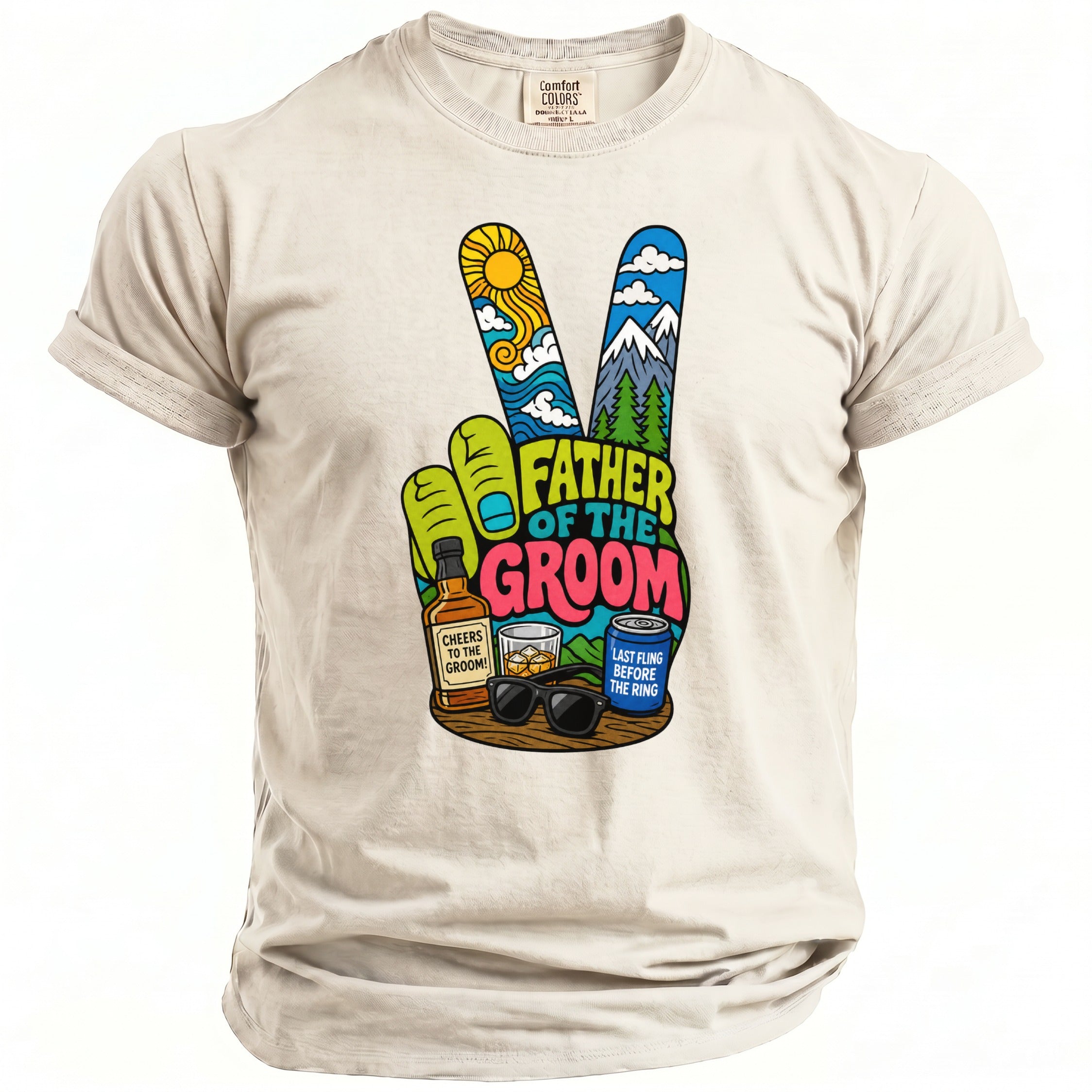 Father Groom Party T-Shirt - Midnight Gents