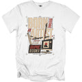 White t-shirt graphic with text "Born to be an artist, somehow became a graphic designer."