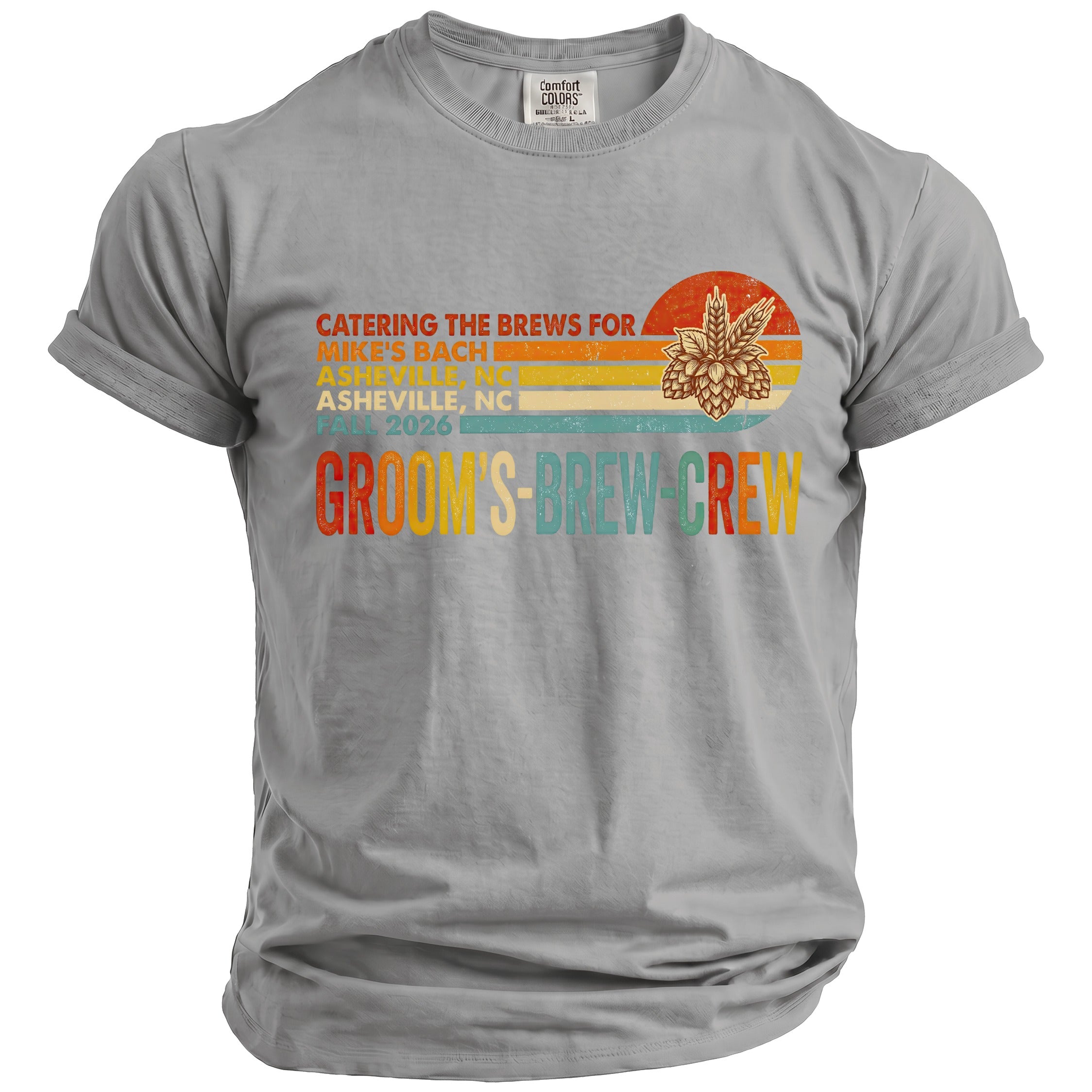 Brew Crew Bachelor Party T-Shirt - Midnight Gents
