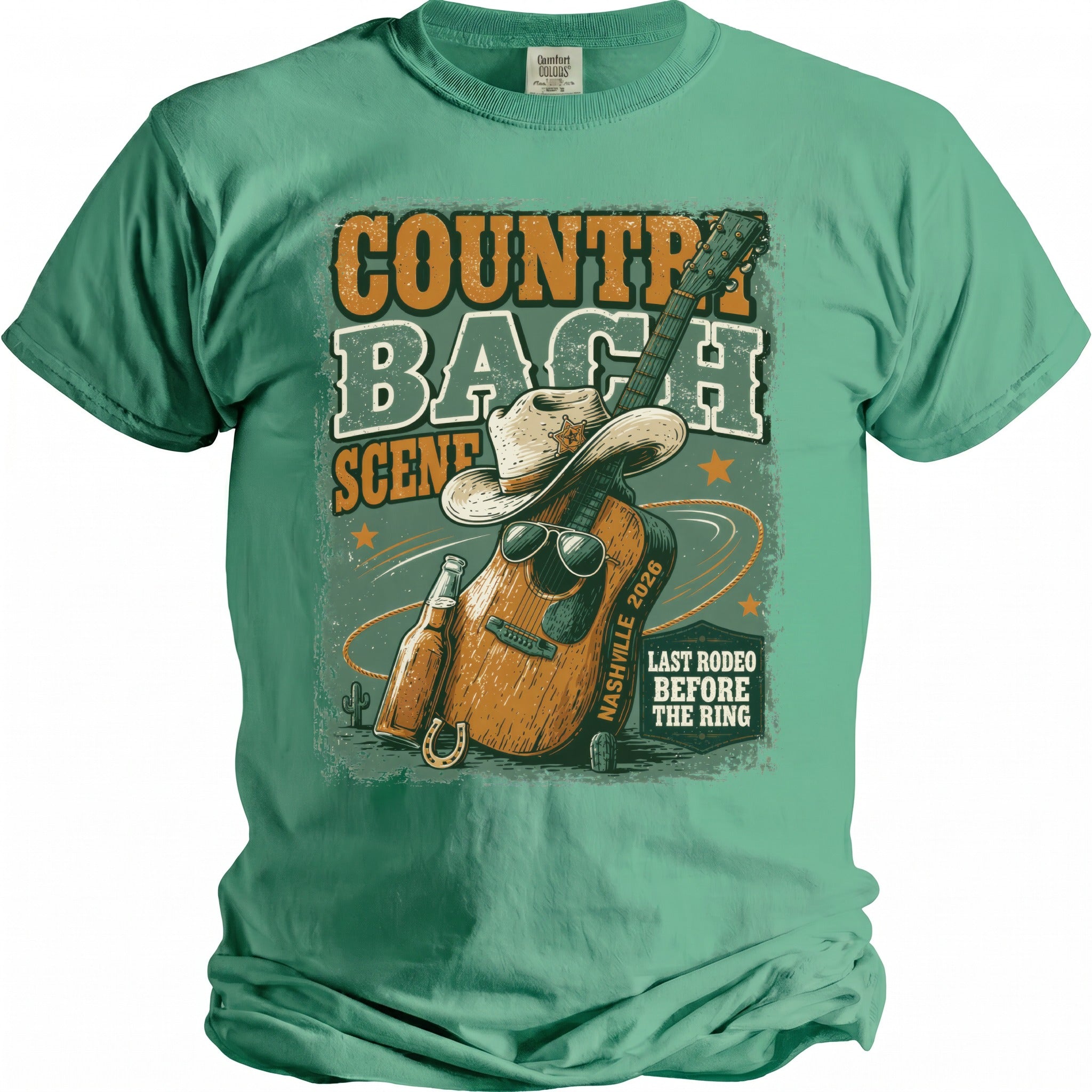 Country Bach Scene Nashville 2026 Last Rodeo Before The Ring text graphic.