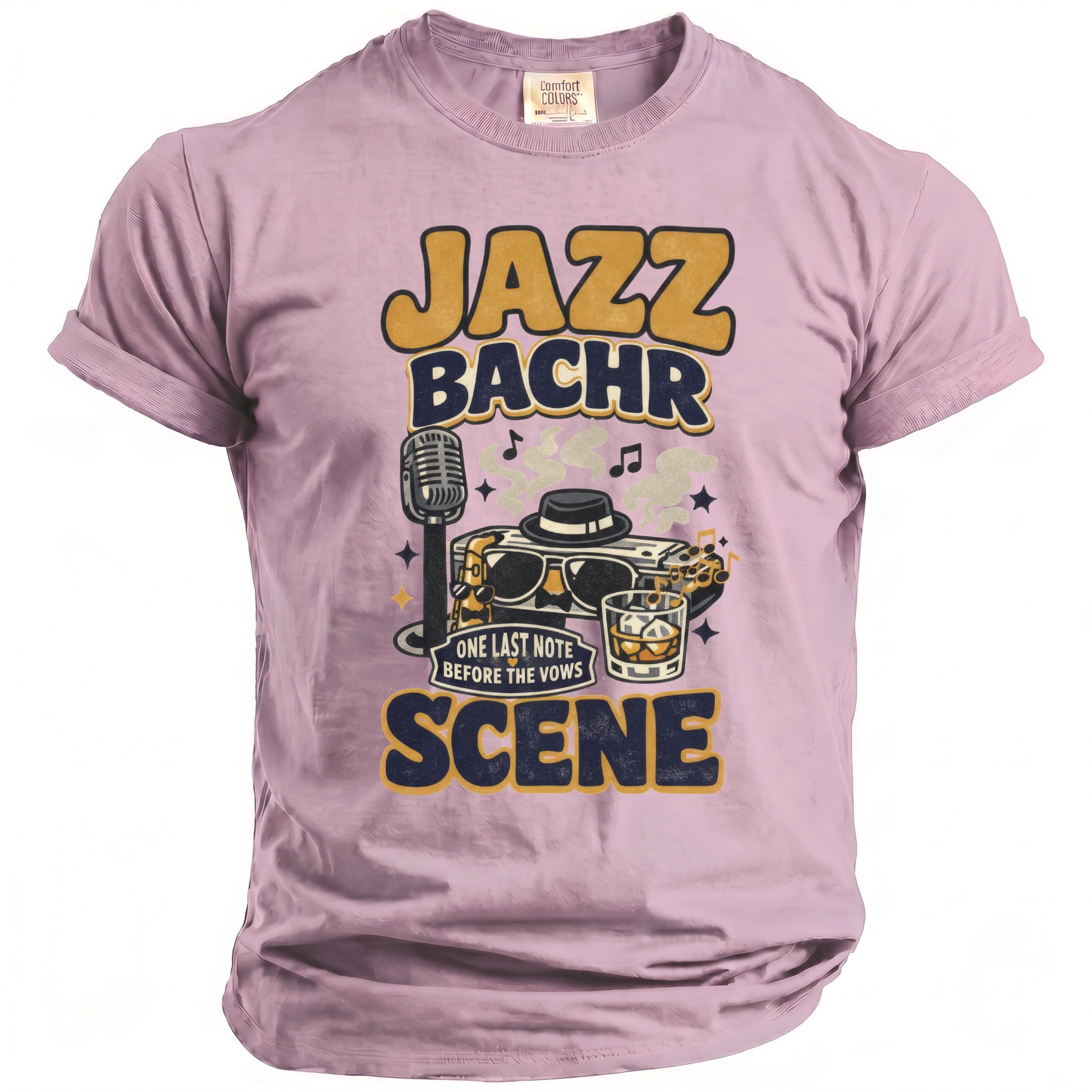 Jazz Bachr Scene T-Shirt - Midnight Gents