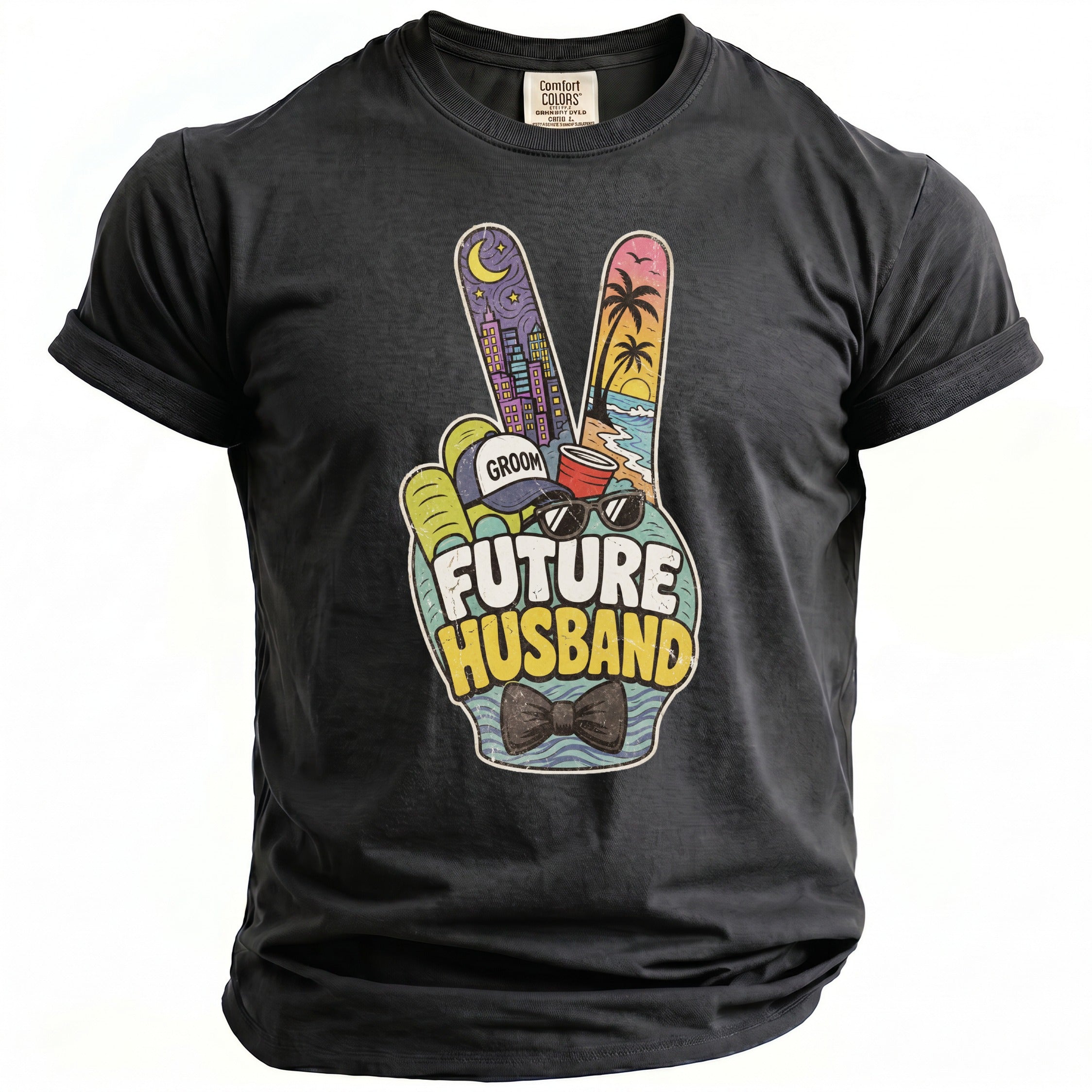 Groom Bachelor Party T-Shirt - Midnight Gents