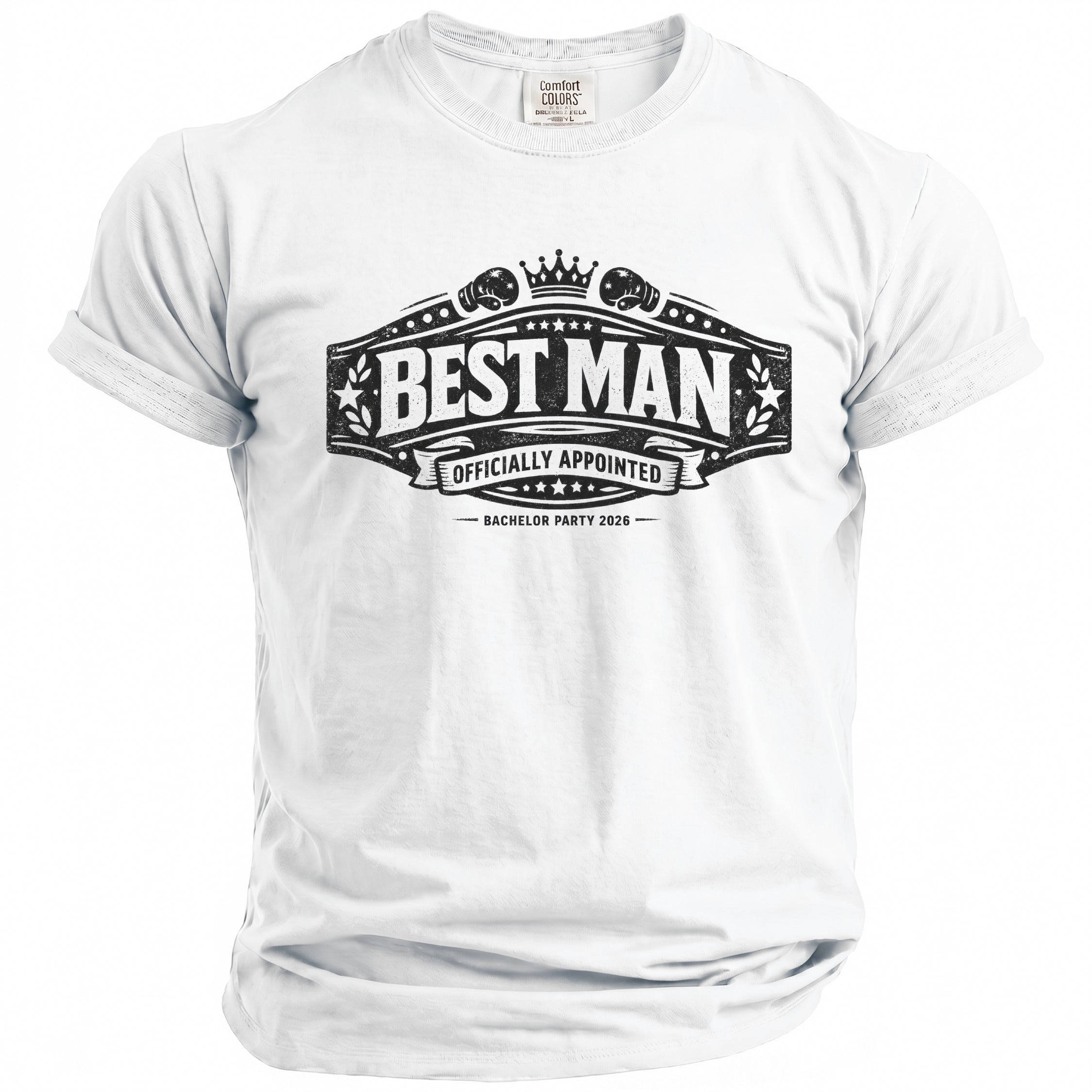 Best Man Bachelor T-Shirt - Midnight Gents