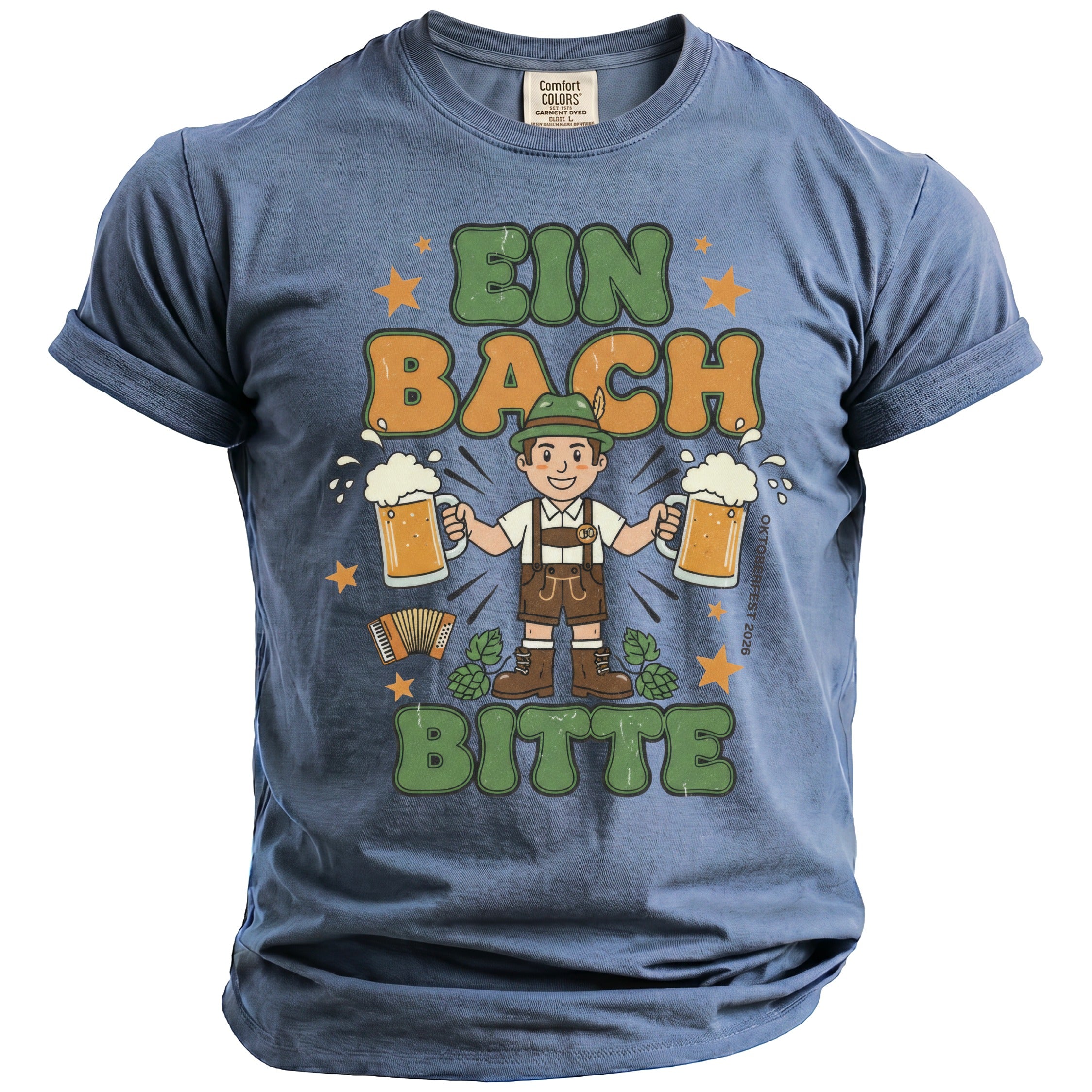 Retro Oktoberfest Beer T-Shirt - Midnight Gents