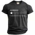 Husband Review T-Shirt - Midnight Gents