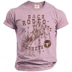 Bach Rodeo Party Kenneth t-shirt with bull rider graphic and Miami, FL est. 2026.