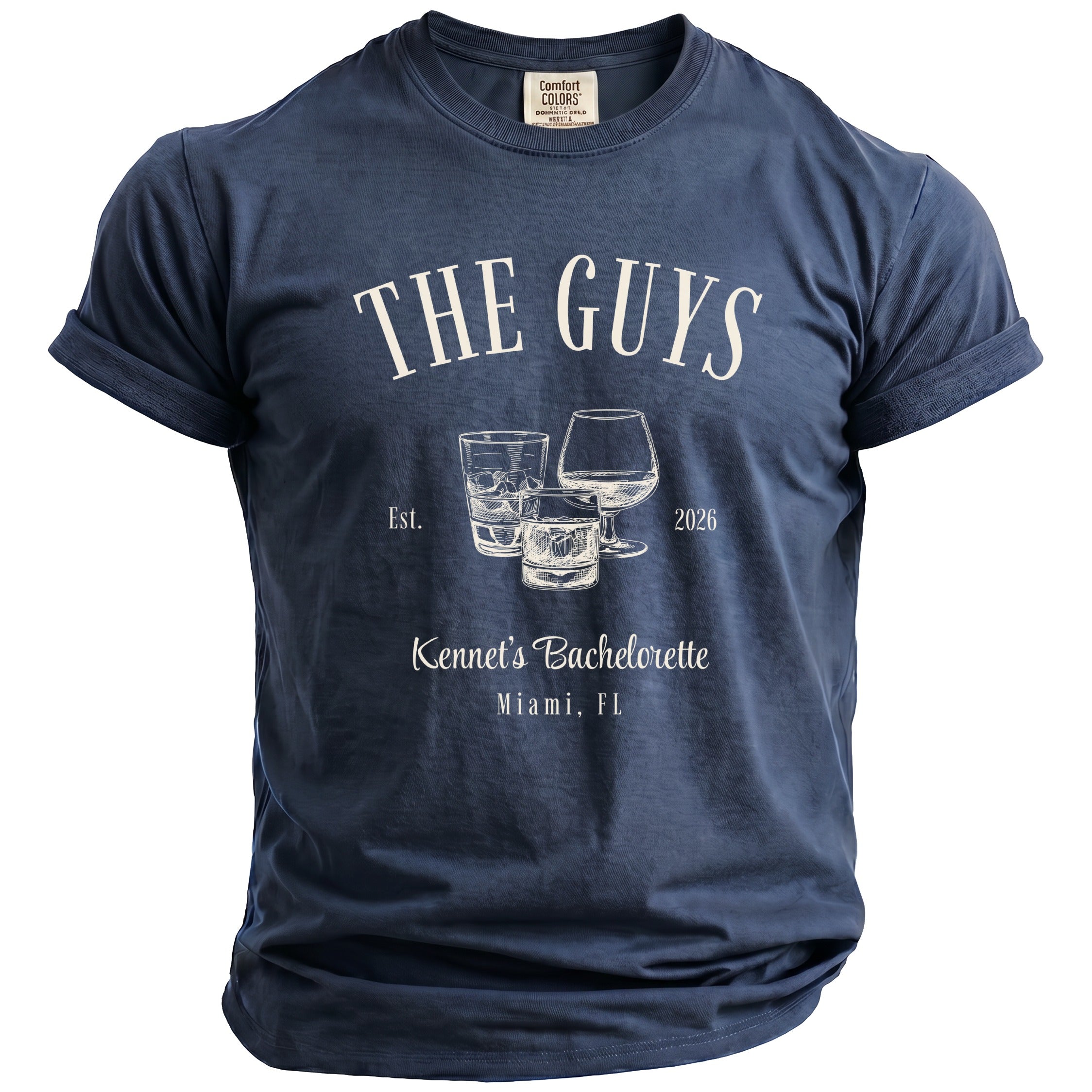 Groom & Guys Party T-Shirt - Midnight Gents