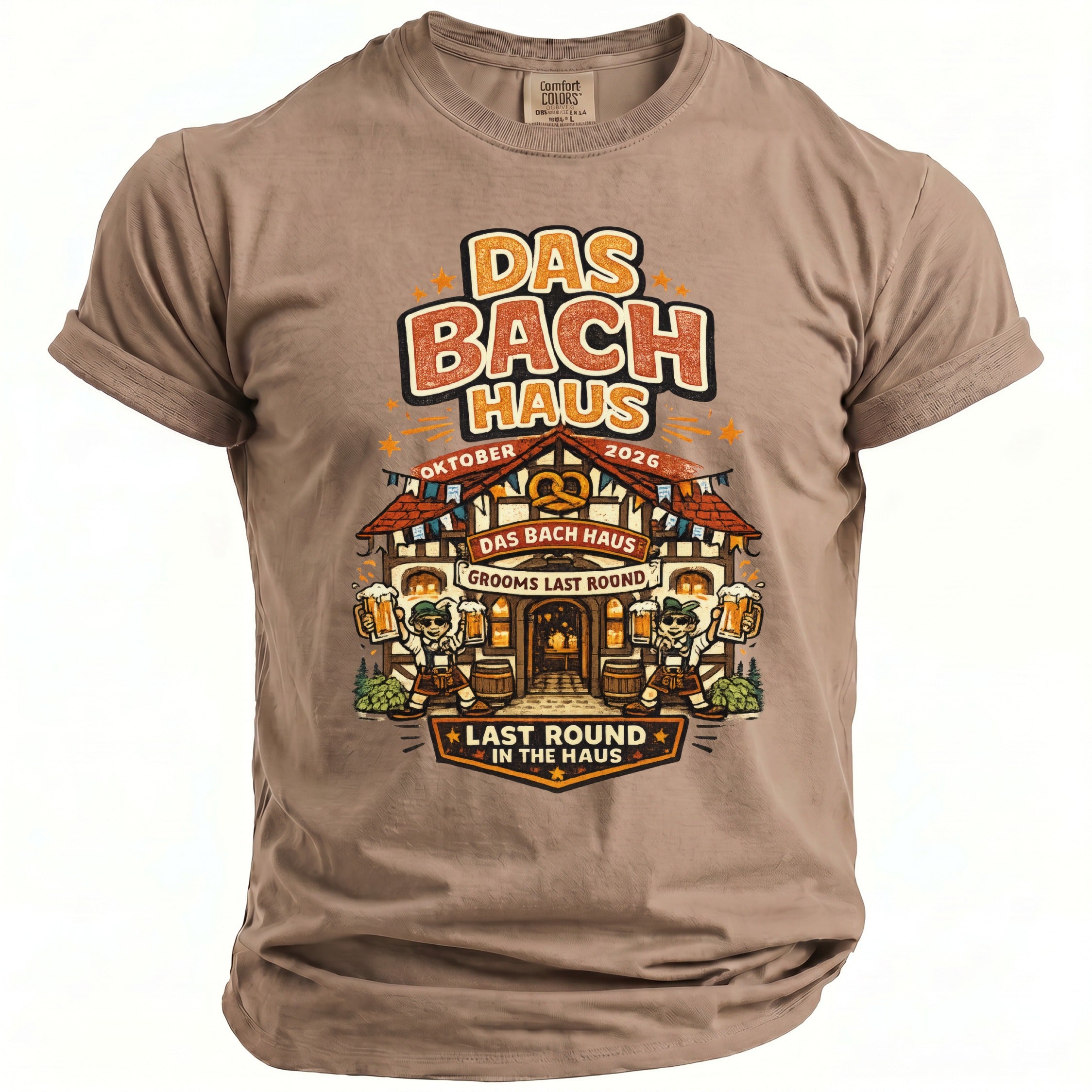 Bach Haus Bachelor Celebration T-Shirt - Midnight Gents