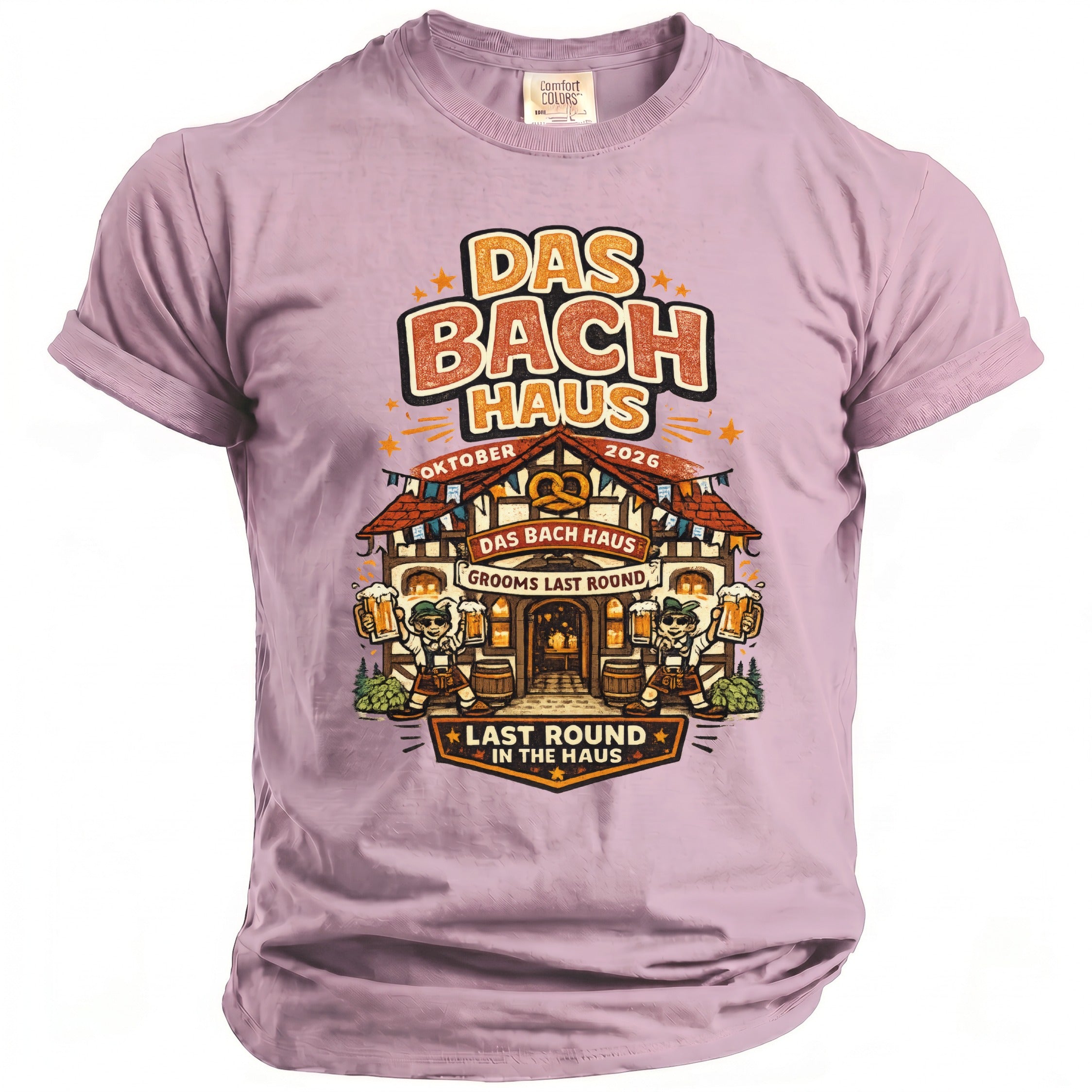 Bach Haus Bachelor Celebration T-Shirt - Midnight Gents