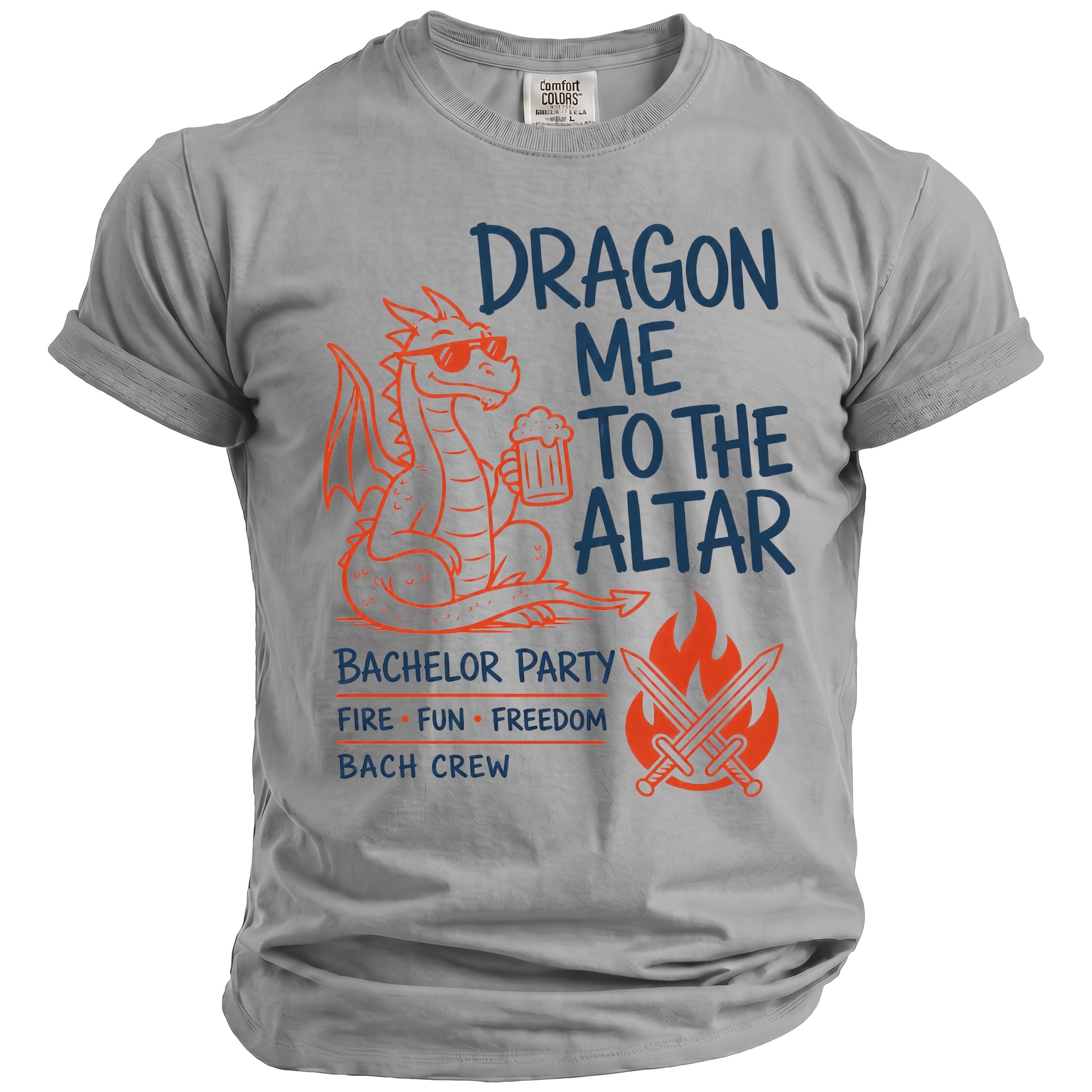 Dragon Altar Bachelor Party T-Shirt - Midnight Gents
