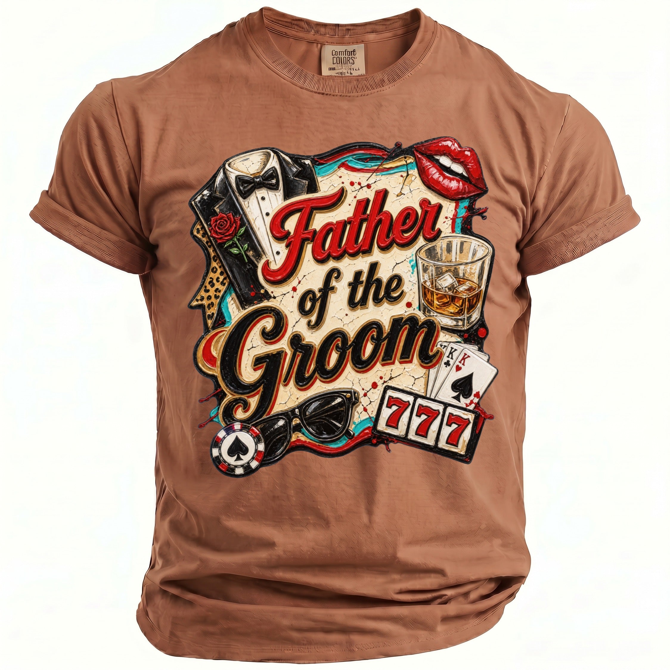 Father Groom Party T-Shirt - Midnight Gents