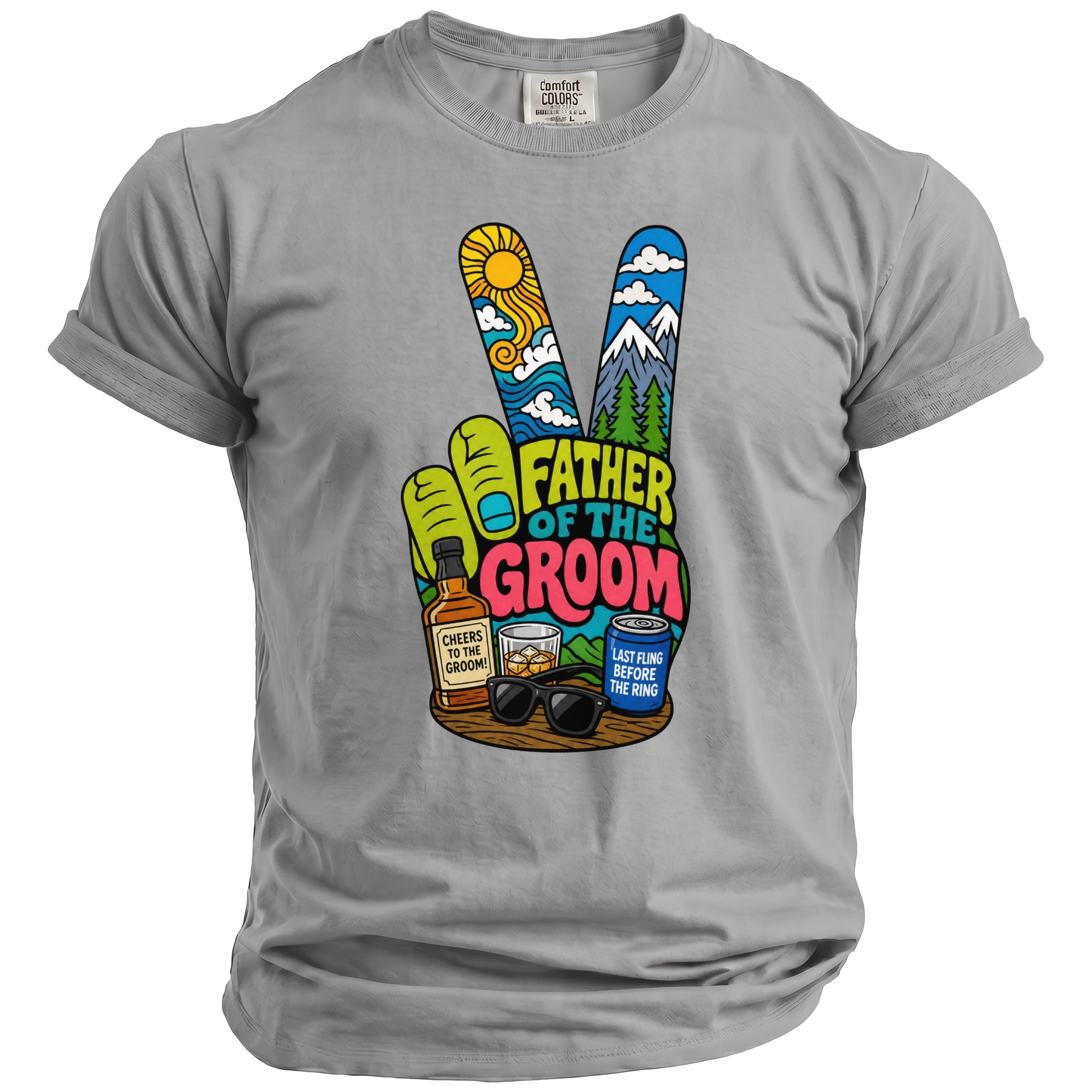 Father Groom Party T-Shirt - Midnight Gents