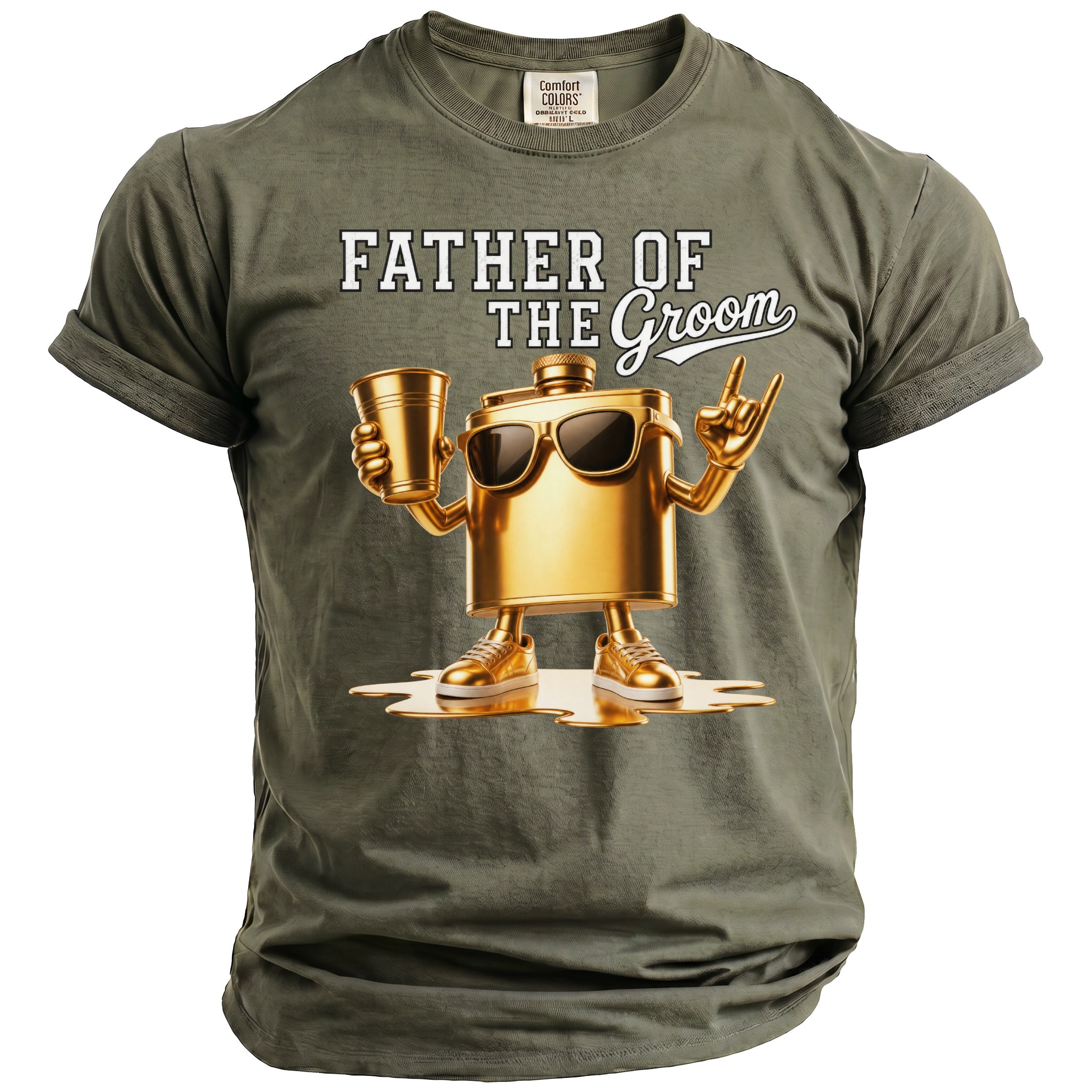Groom's Father Party T-Shirt - Midnight Gents
