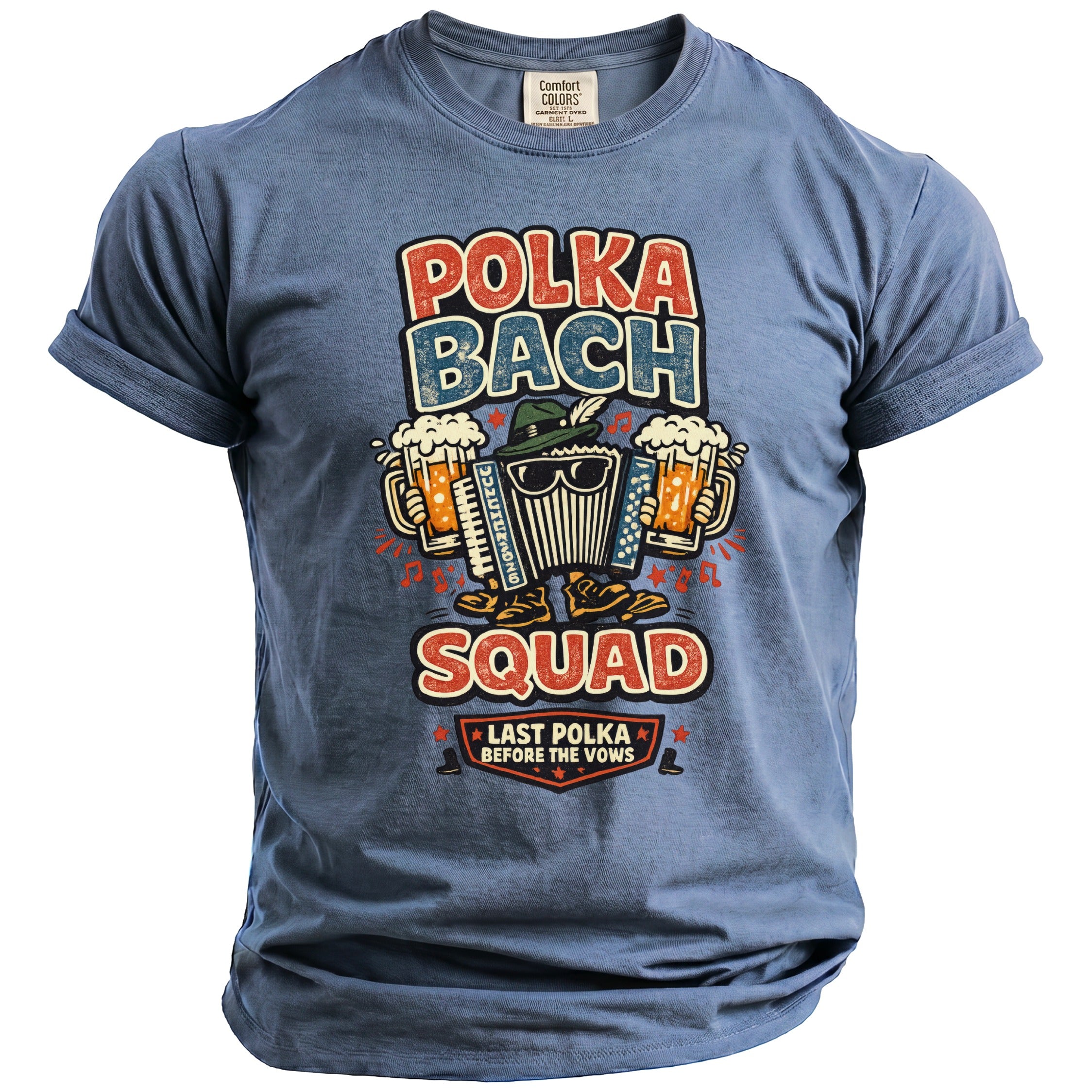 Polka Bach Squad T-Shirt - Midnight Gents