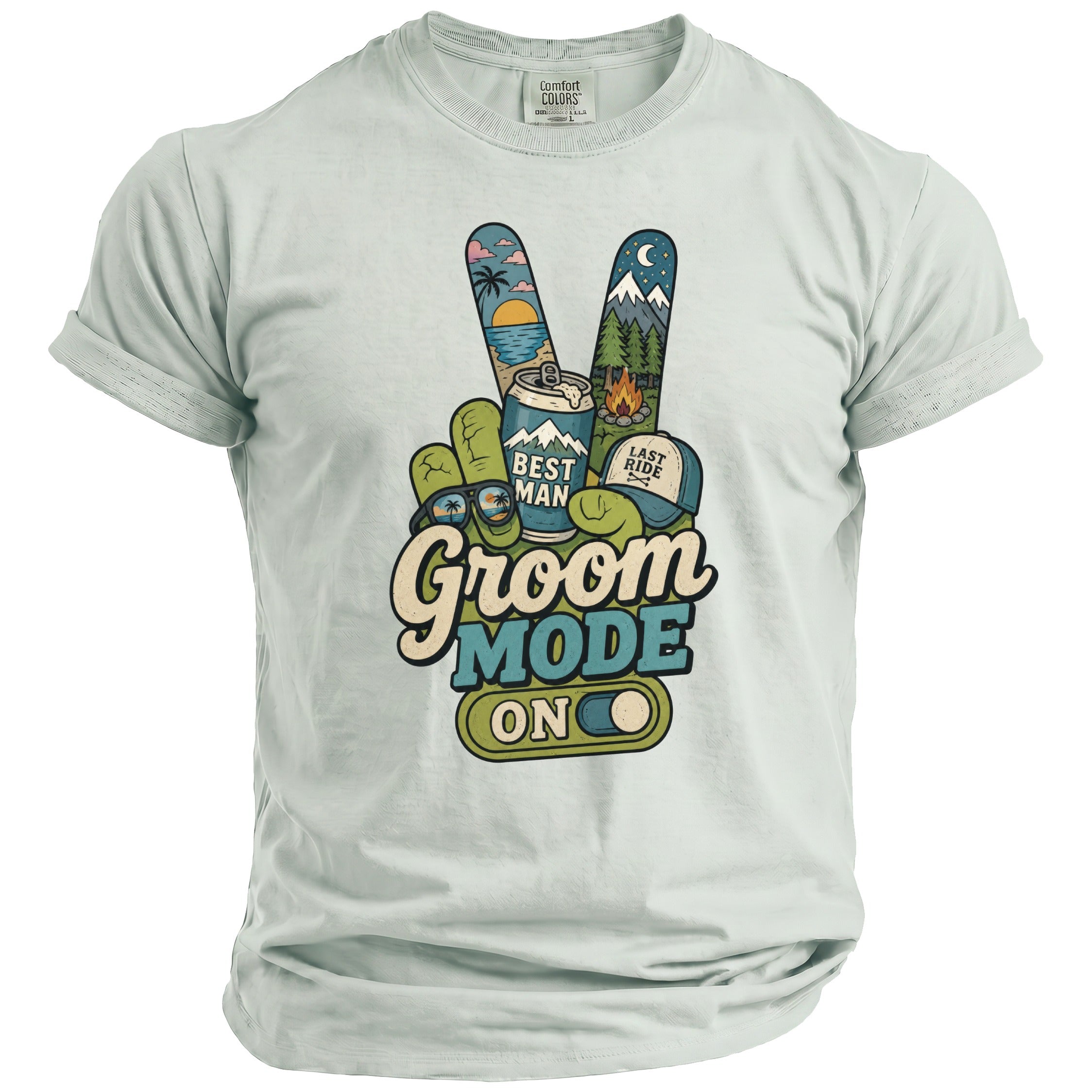 Groom Mode Party T-Shirt - Midnight Gents