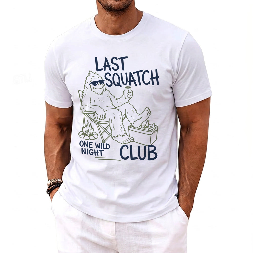 Last Squatch Bachelor Party T-Shirt - Midnight Gents