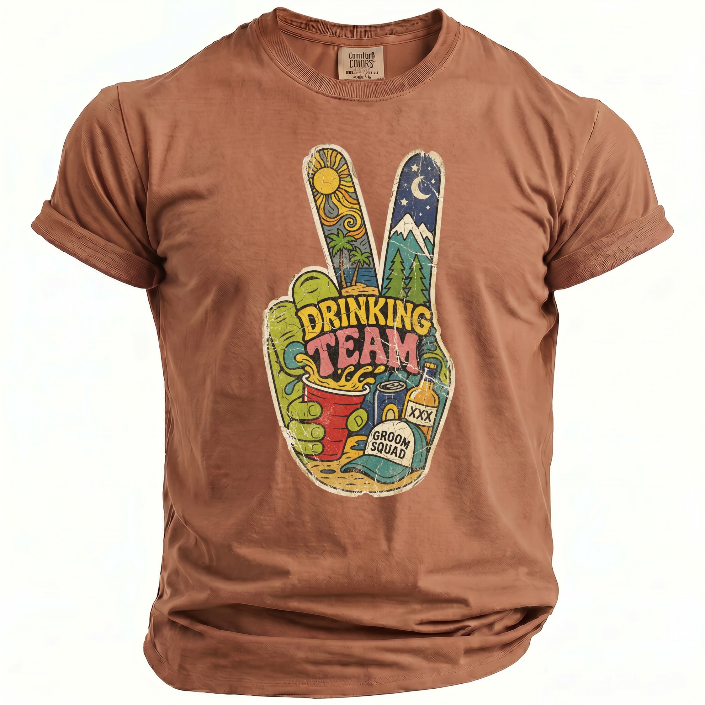 Drinking Team Bachelor T-Shirt - Midnight Gents
