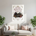 Dark Romance Groom book art with black rose, chains, and wax seal.