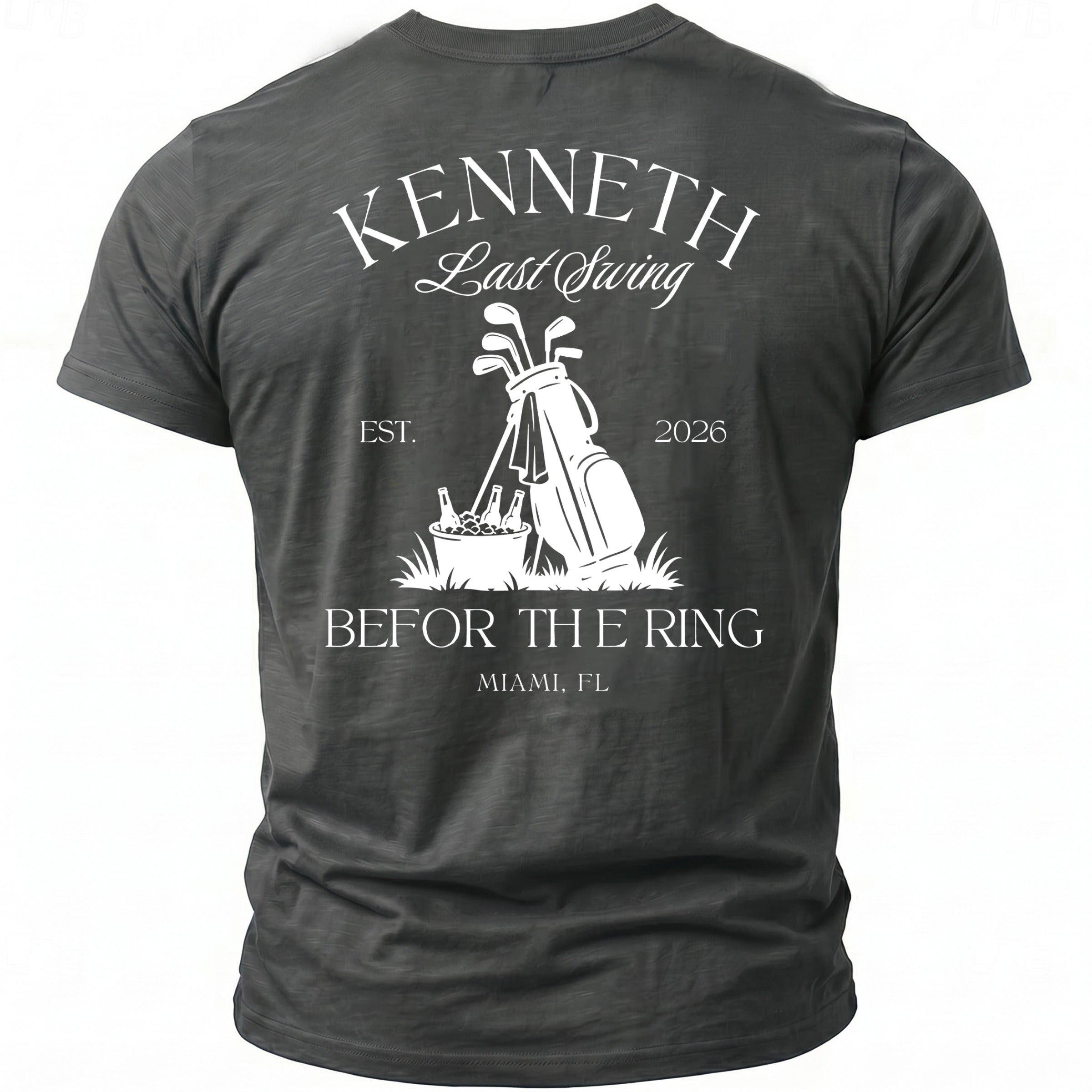 Kenneth Last Swing EST. 2026 BFOR THE RING Miami, FL.