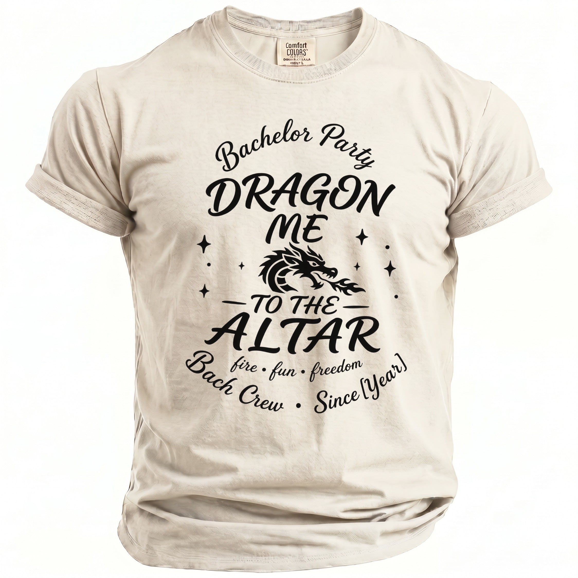 Dragon Bachelor Party T-Shirt - Midnight Gents