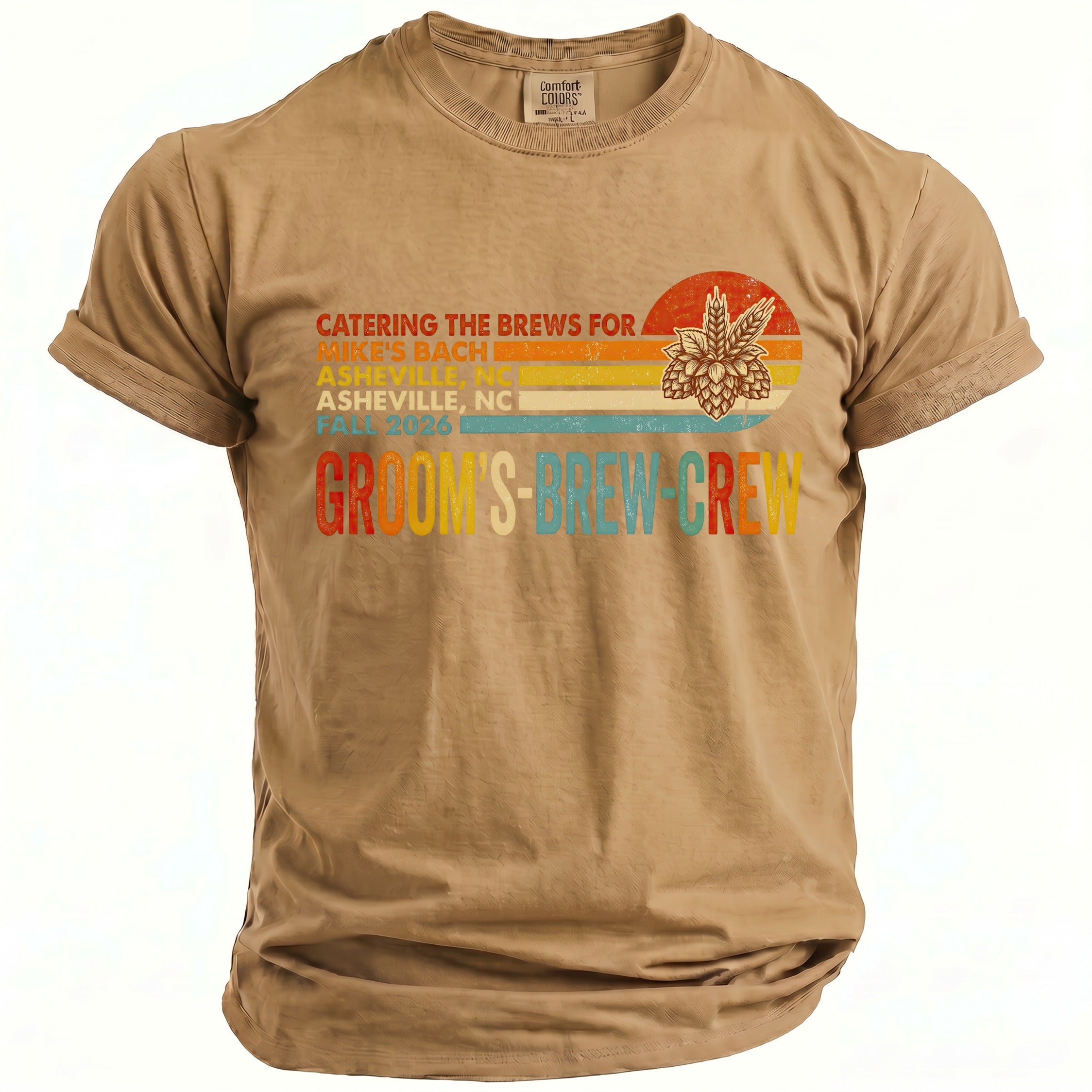 Brew Crew Bachelor Party T-Shirt - Midnight Gents