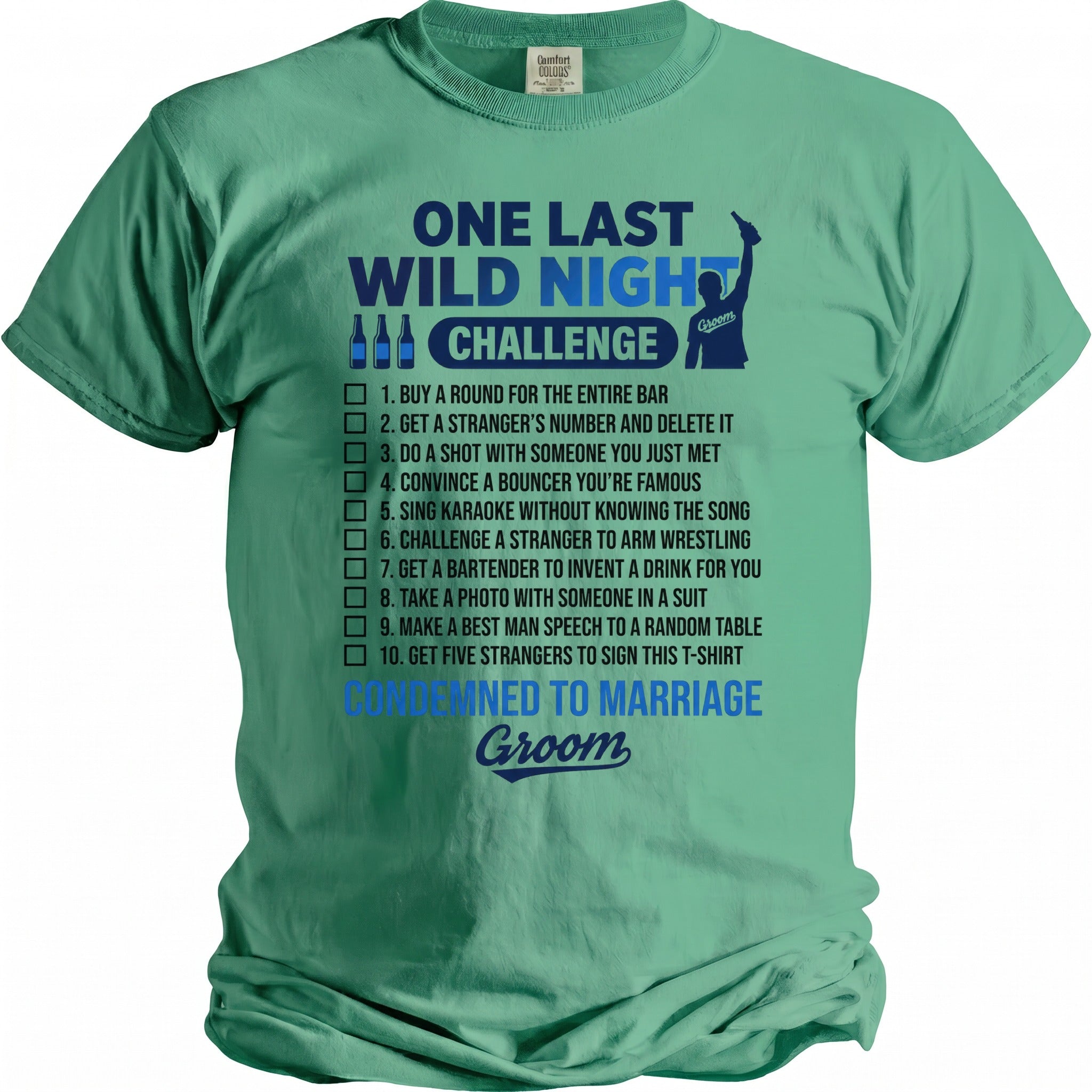 Last Wild Night Challenge Tee - Midnight Gents