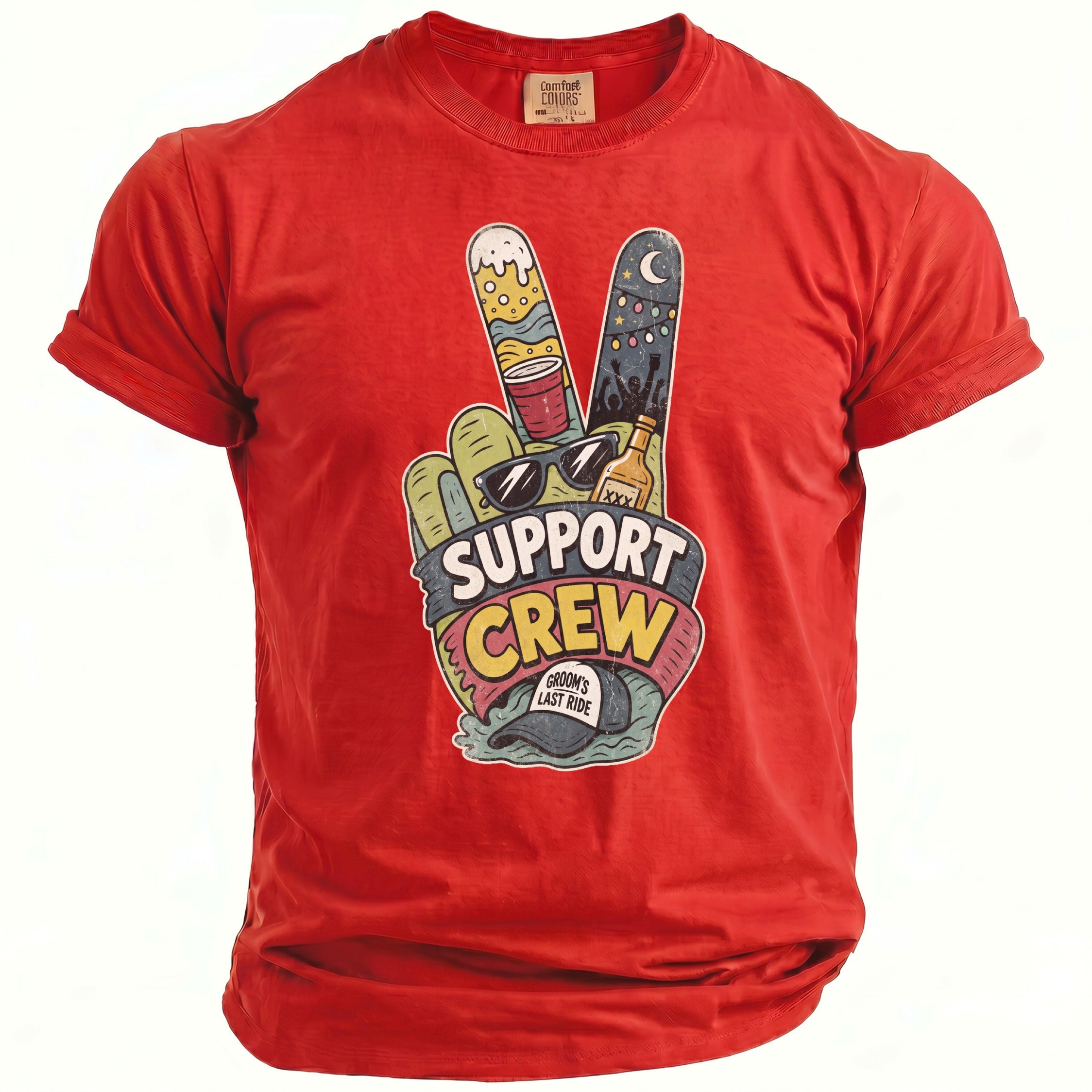 Support Crew Bachelor T-Shirt - Midnight Gents