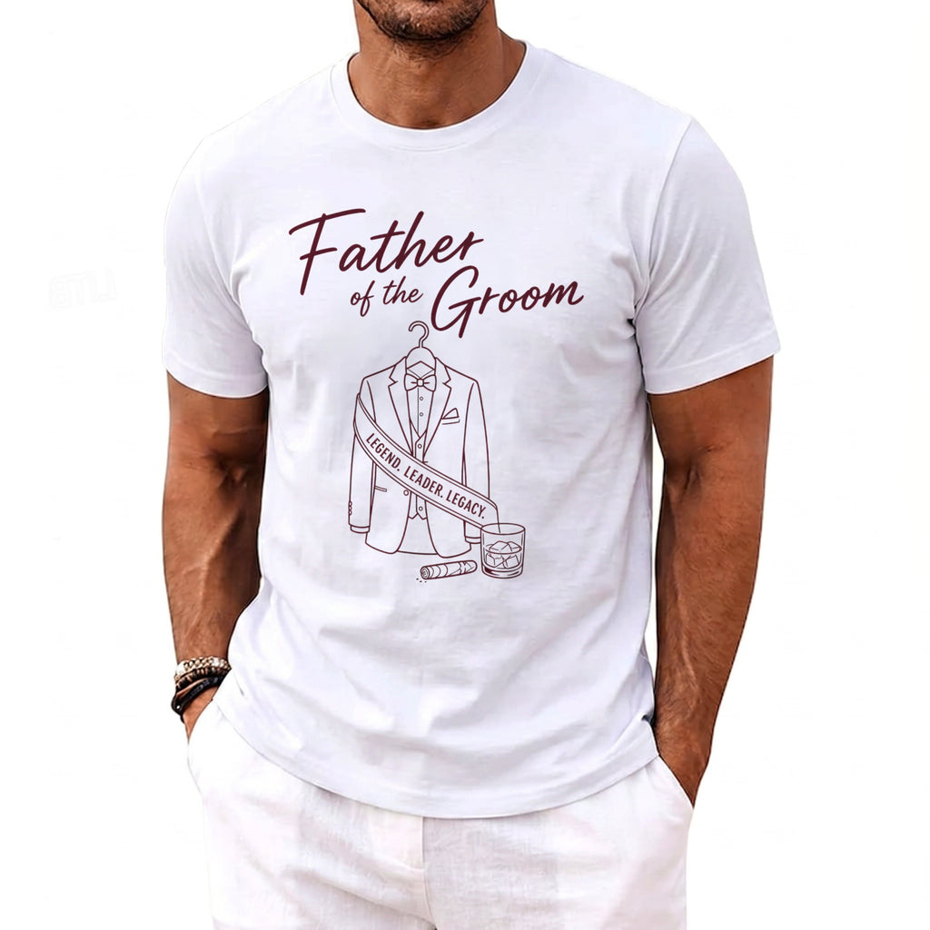 Father of Groom Legend T-Shirt - Midnight Gents