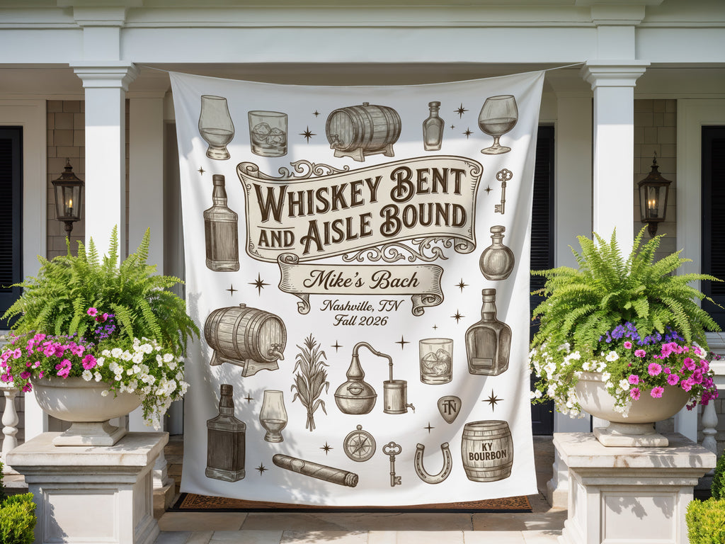 Whiskey Bent Aisle Bound Tapestries - Midnight Gents