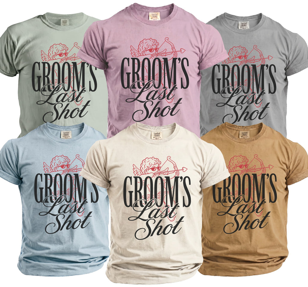 Groom's Last Shot T-Shirt - Midnight Gents