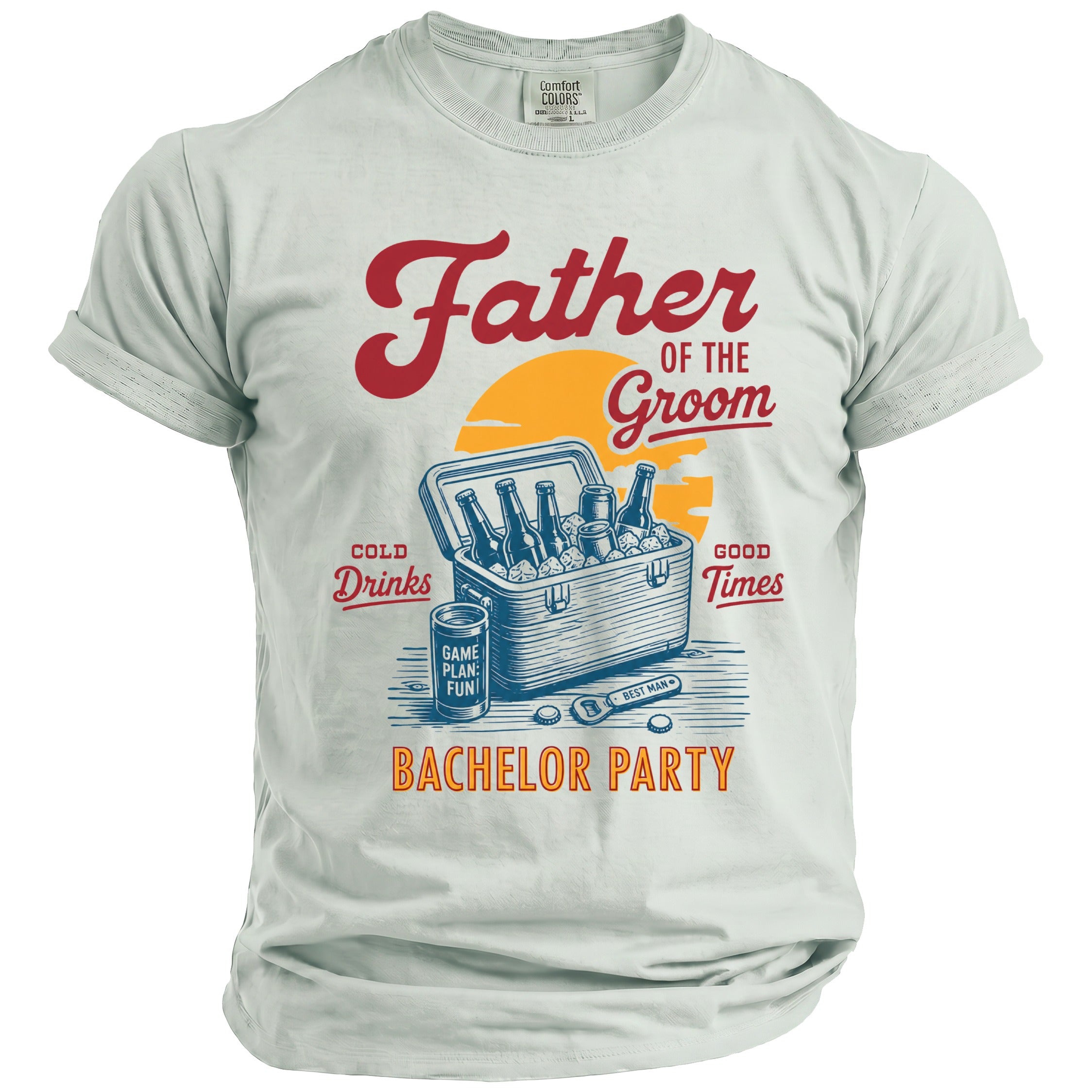 Father Groom Bachelor T-Shirt - Midnight Gents