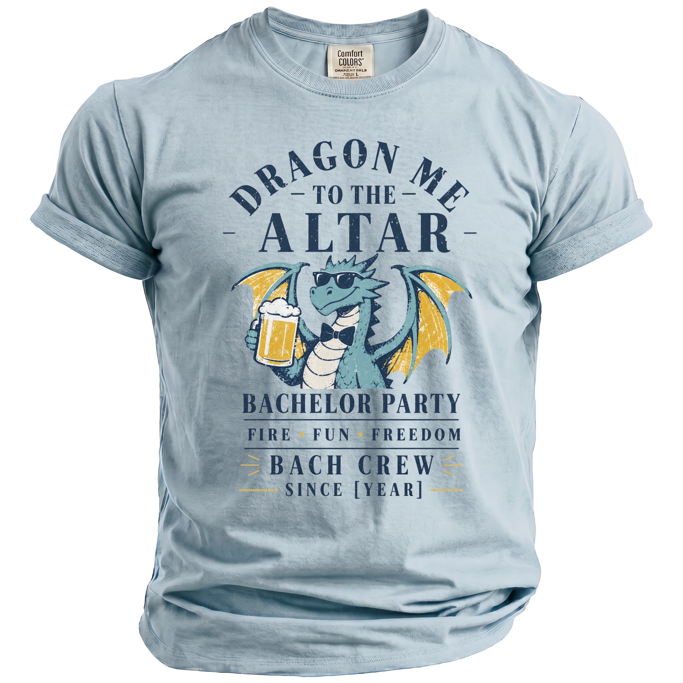 Dragon Bachelor Party T-Shirt - Midnight Gents